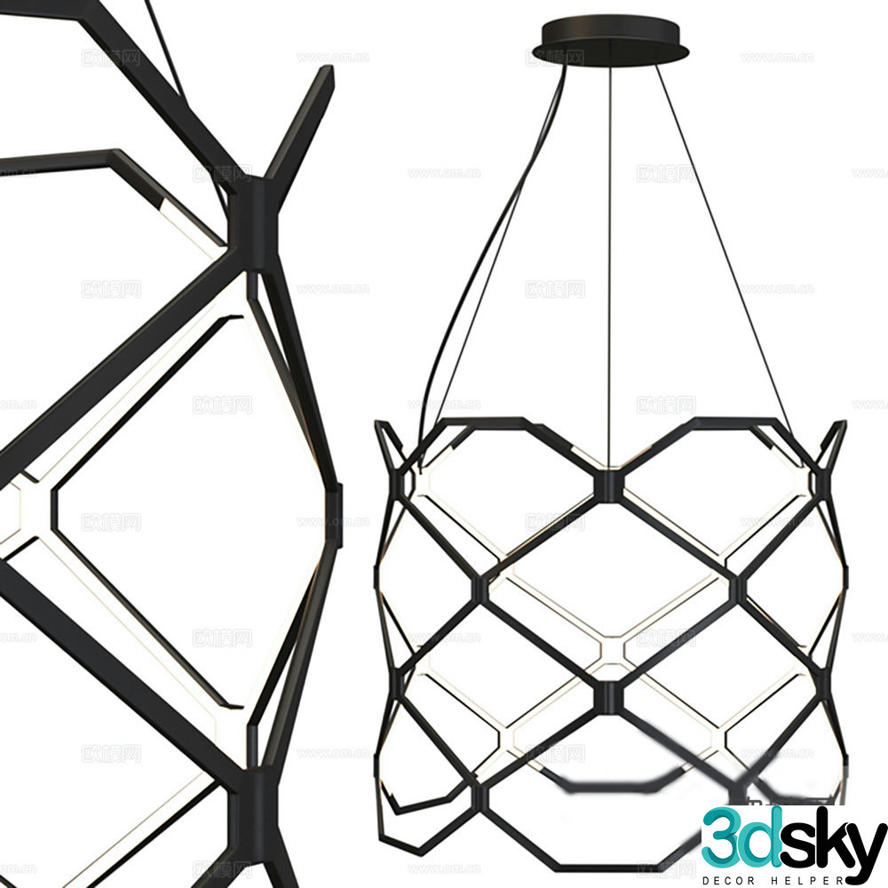 Lamps Chandelier Decorative Lights 3D Model
