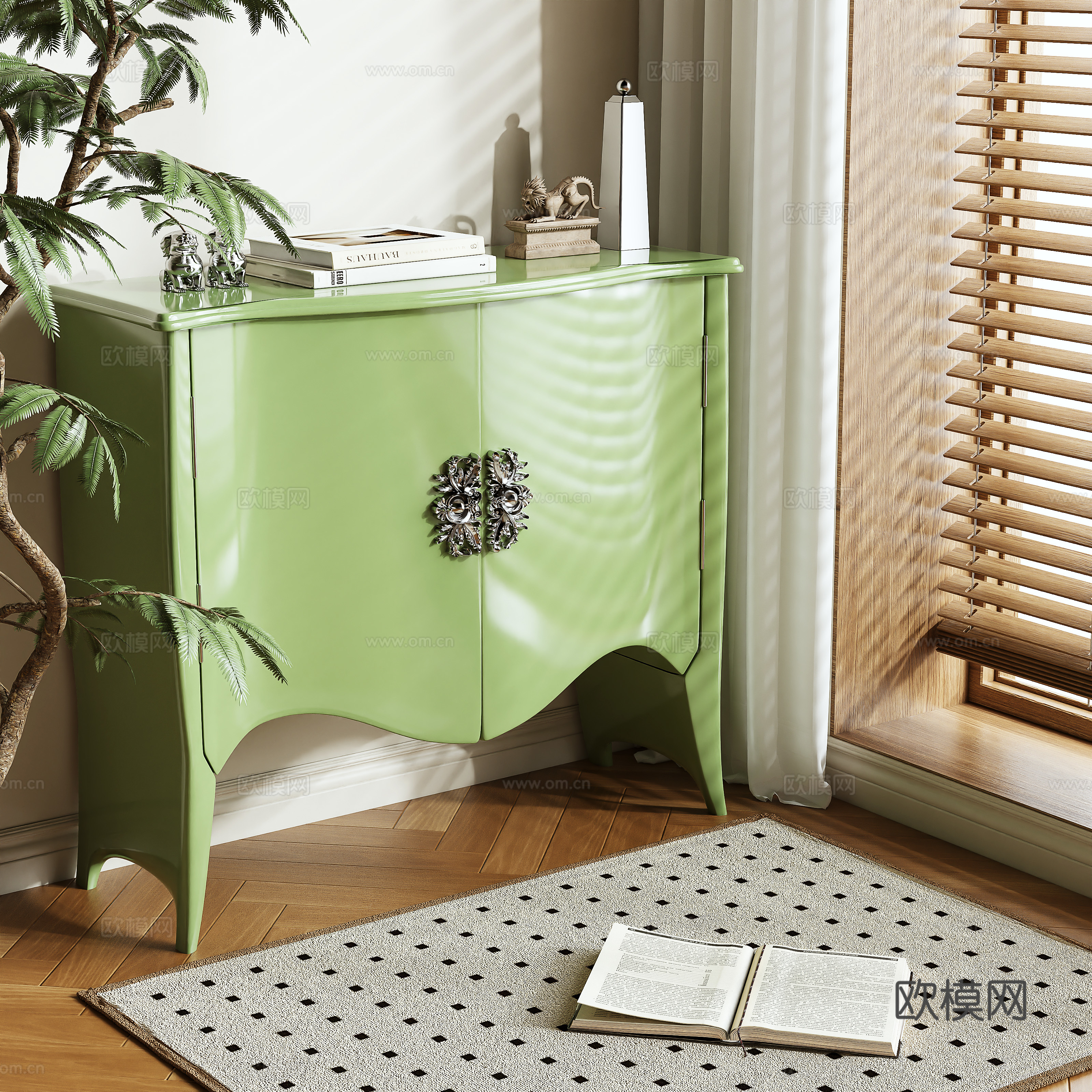 3D model of entrance cabinet