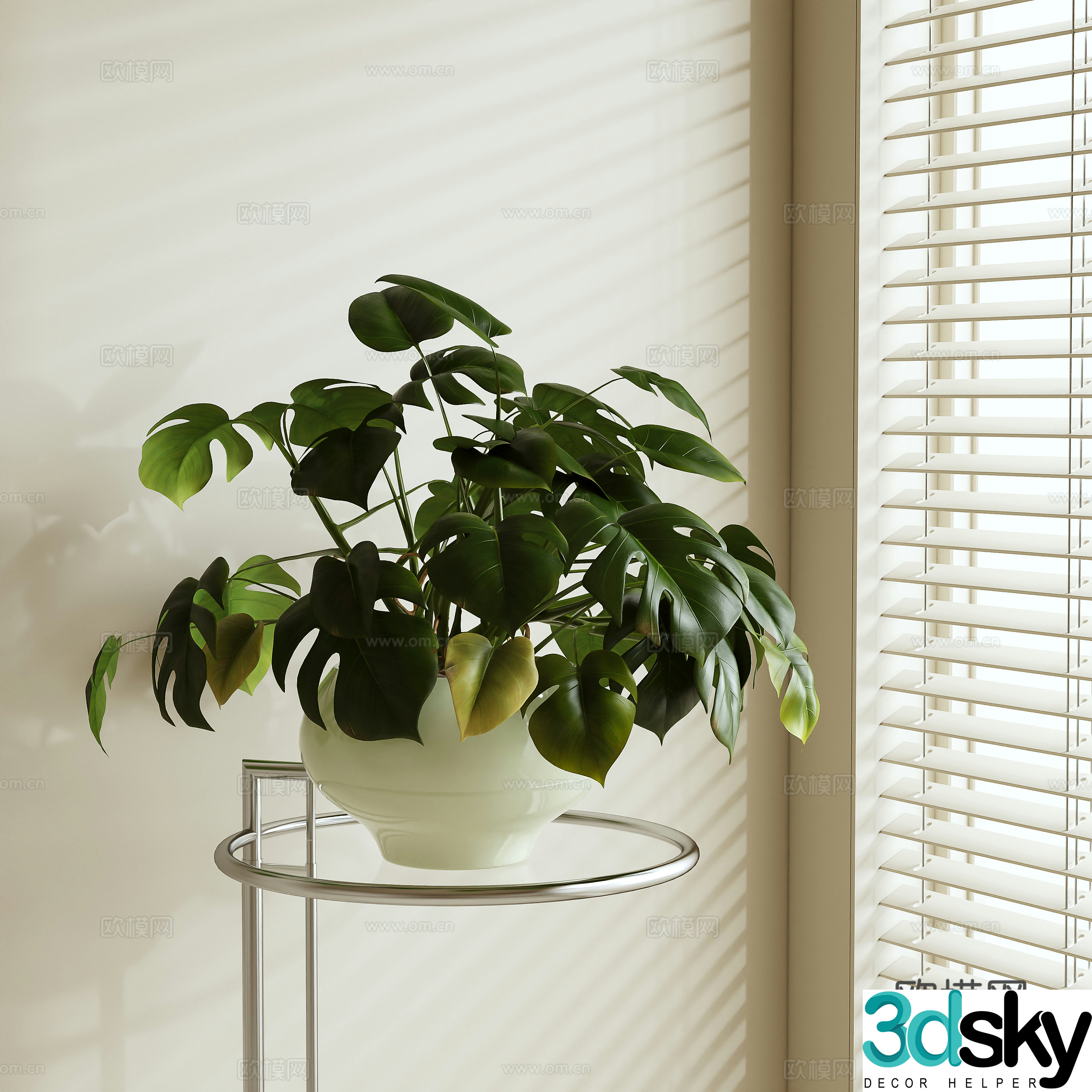 Green plant 3d model