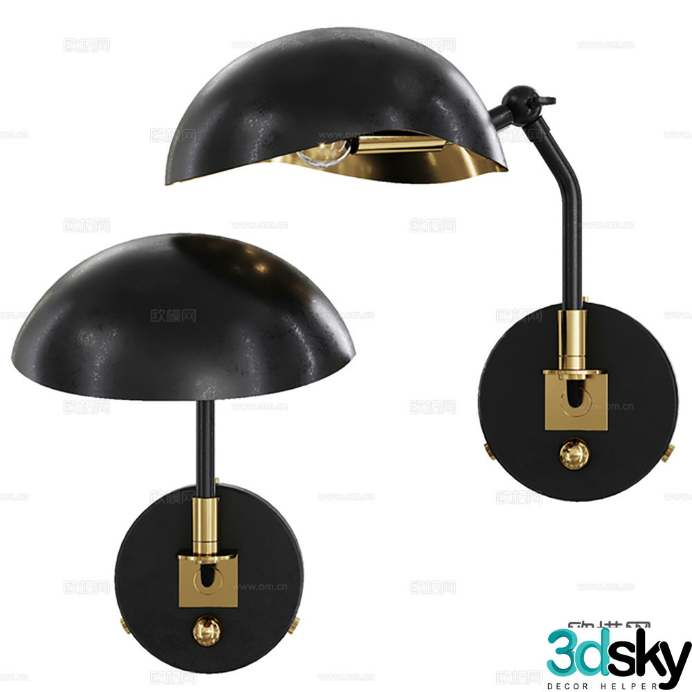 Lamps wall lamps decorative lamps 3d model
