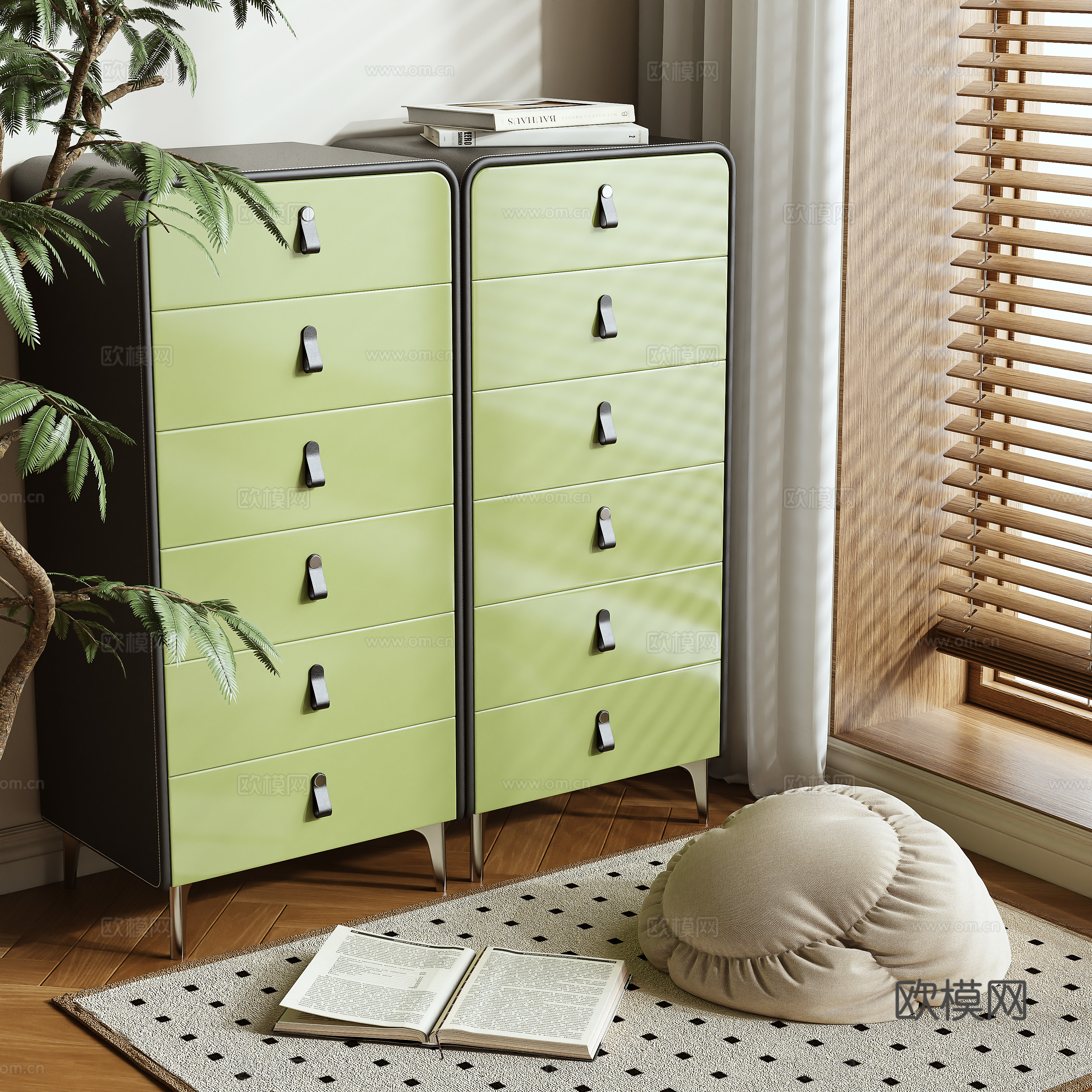 Side cabinet 3D model