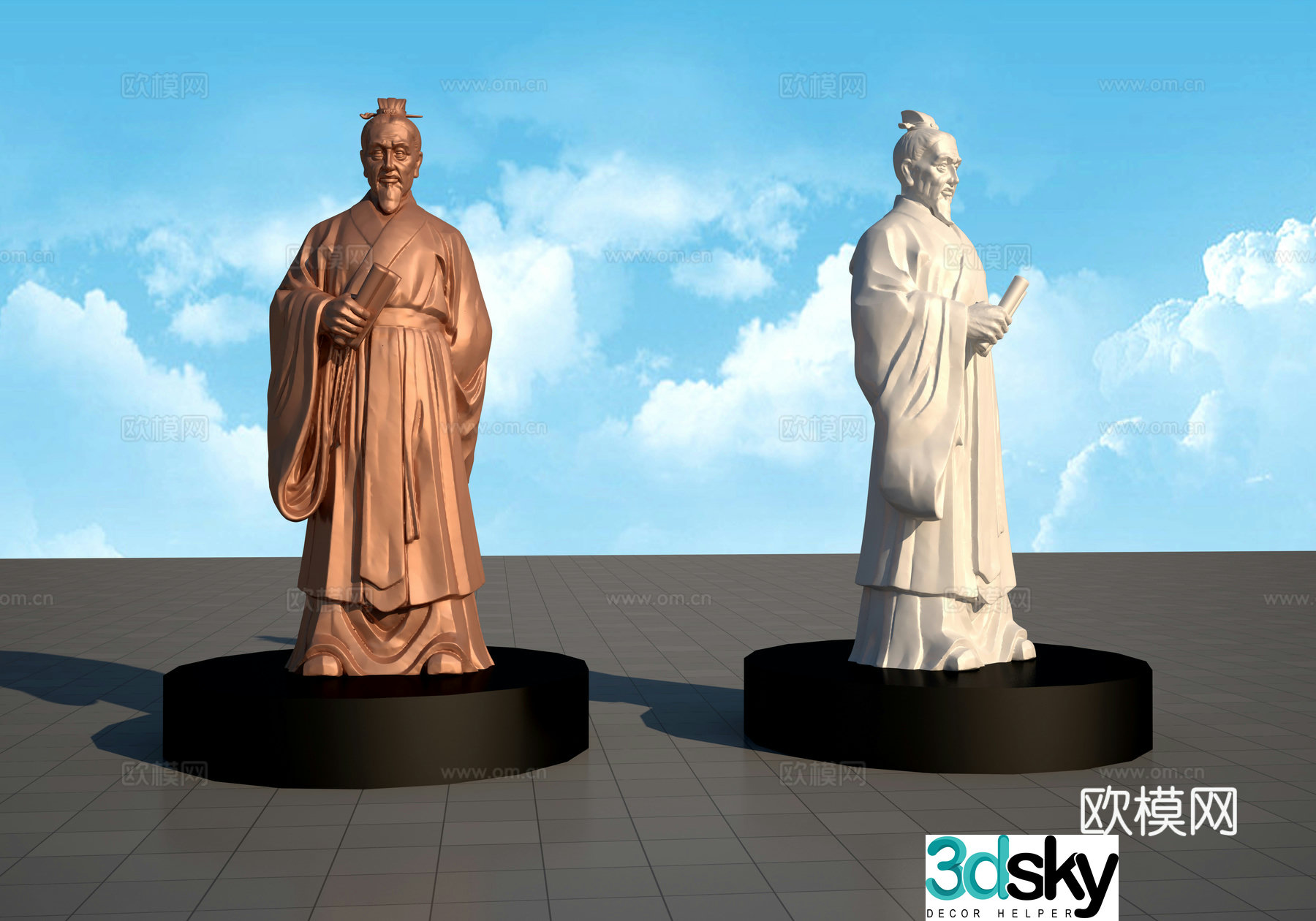 Celebrity Sculpture 3d Model