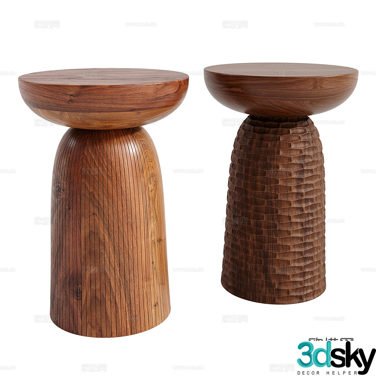 3D model of side angle angle