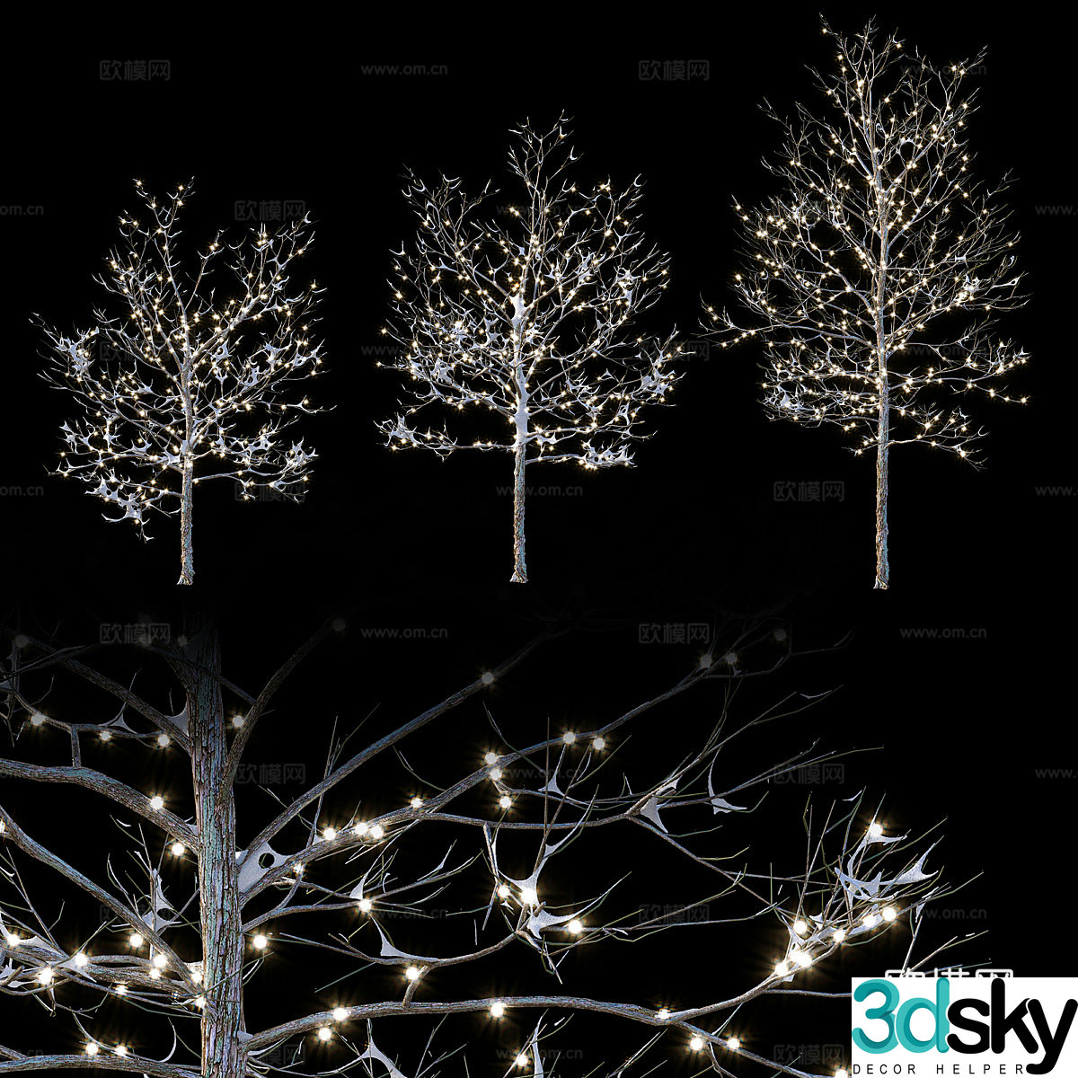 Atmospheric tree 3d model
