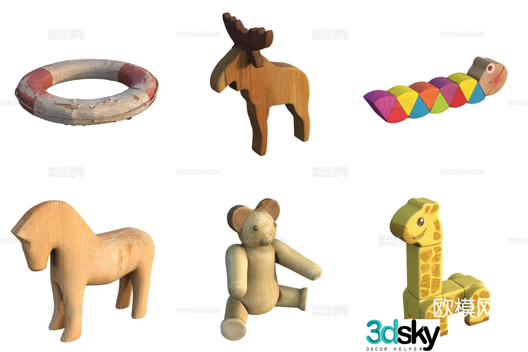 Children’s toys play and entertainment facilities 3D model