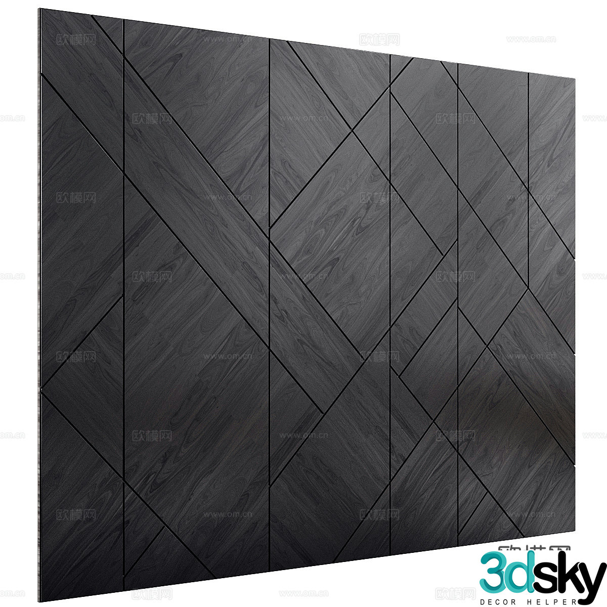 Sofa background wall 3d model