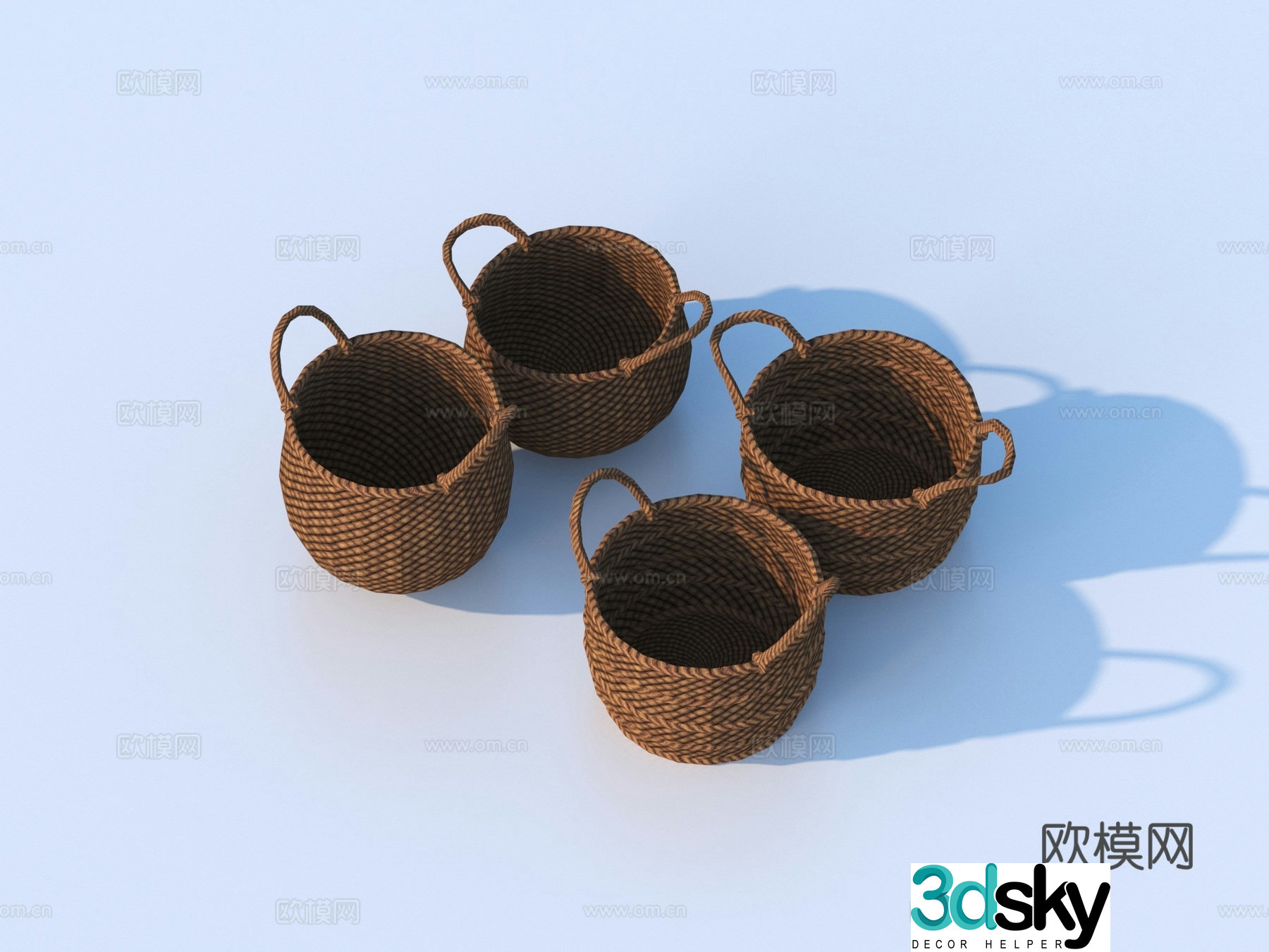Vegetable basket Vegetable basket Storage basket Vinegar basket 3D model