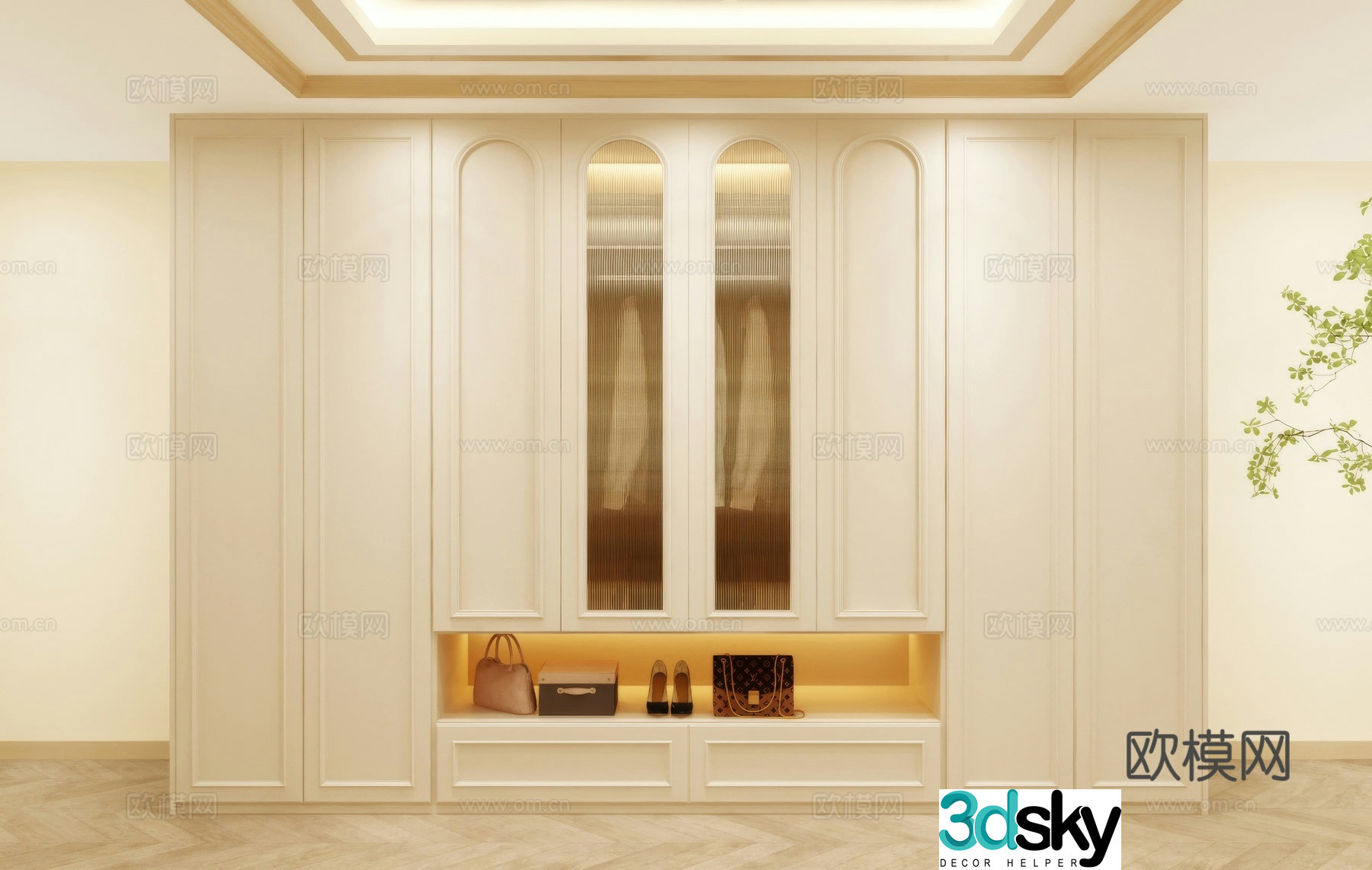 Wardrobe design Wardrobe renderings Wardrobe wardrobe design Wardrobe cabinet 3d model
