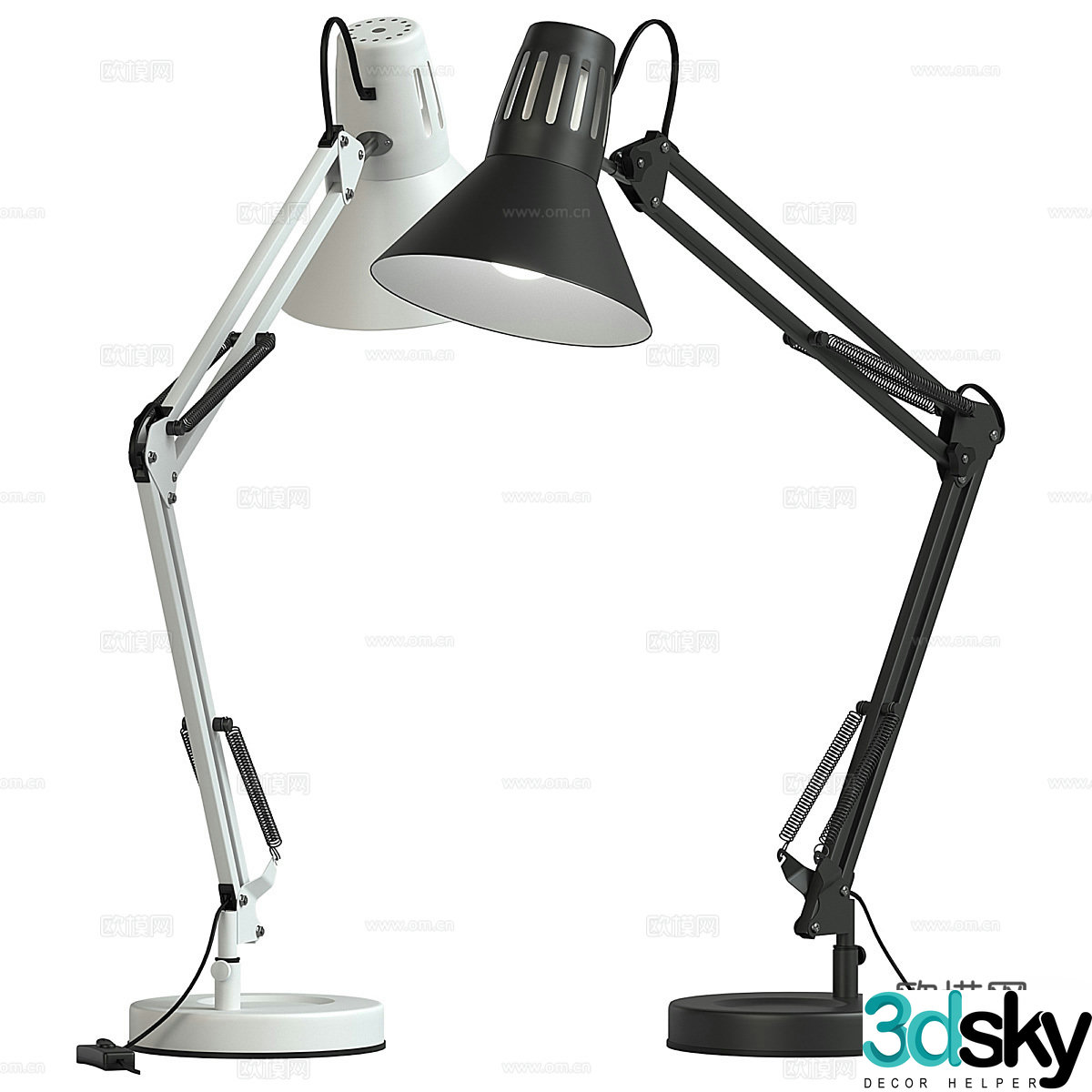 Table lamp 3d model