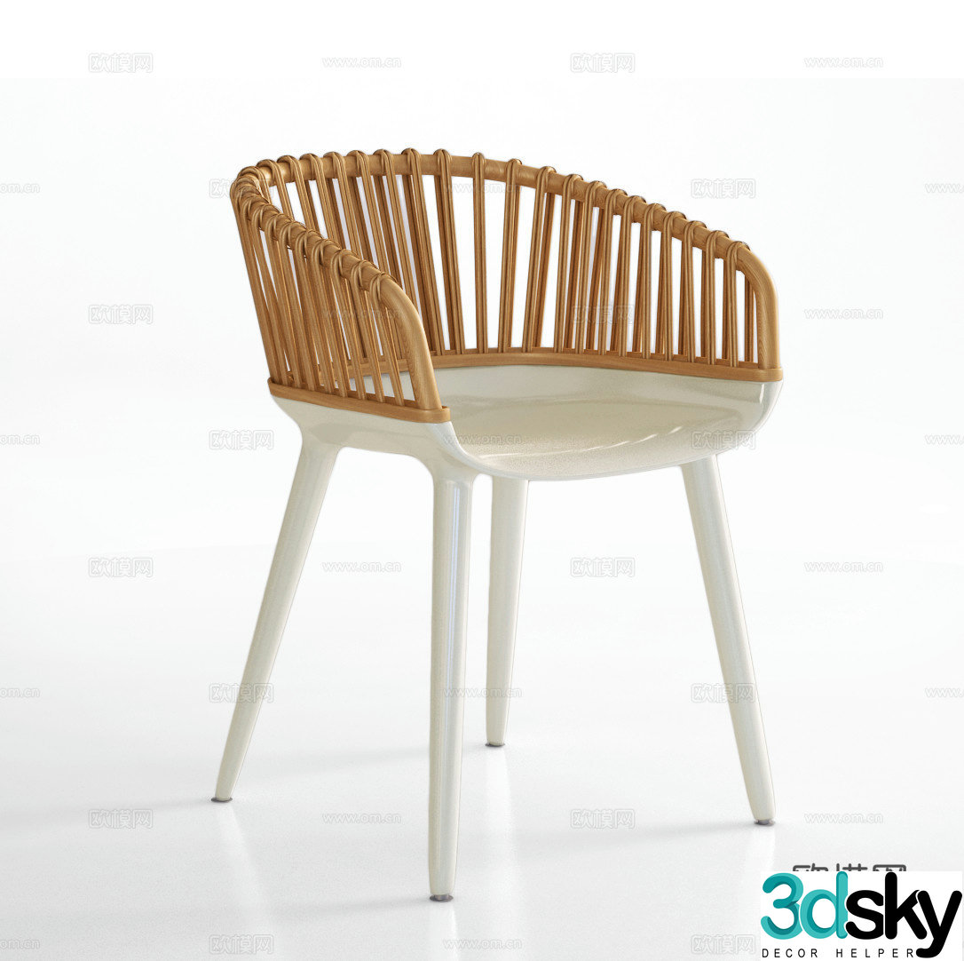 Outdoor chairs3d model