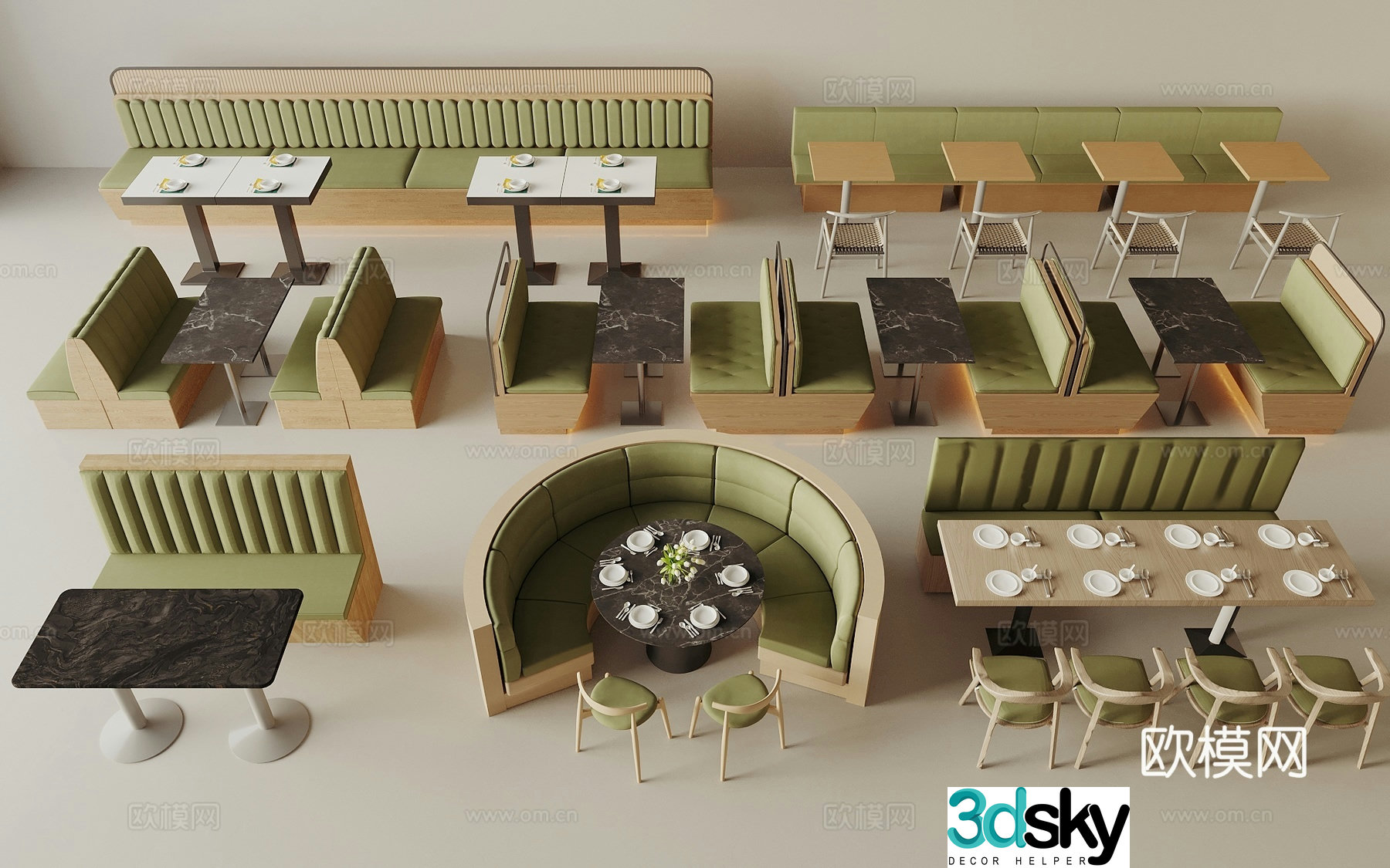 Modern card holder sofa restaurant card holder curved card holder 3D model