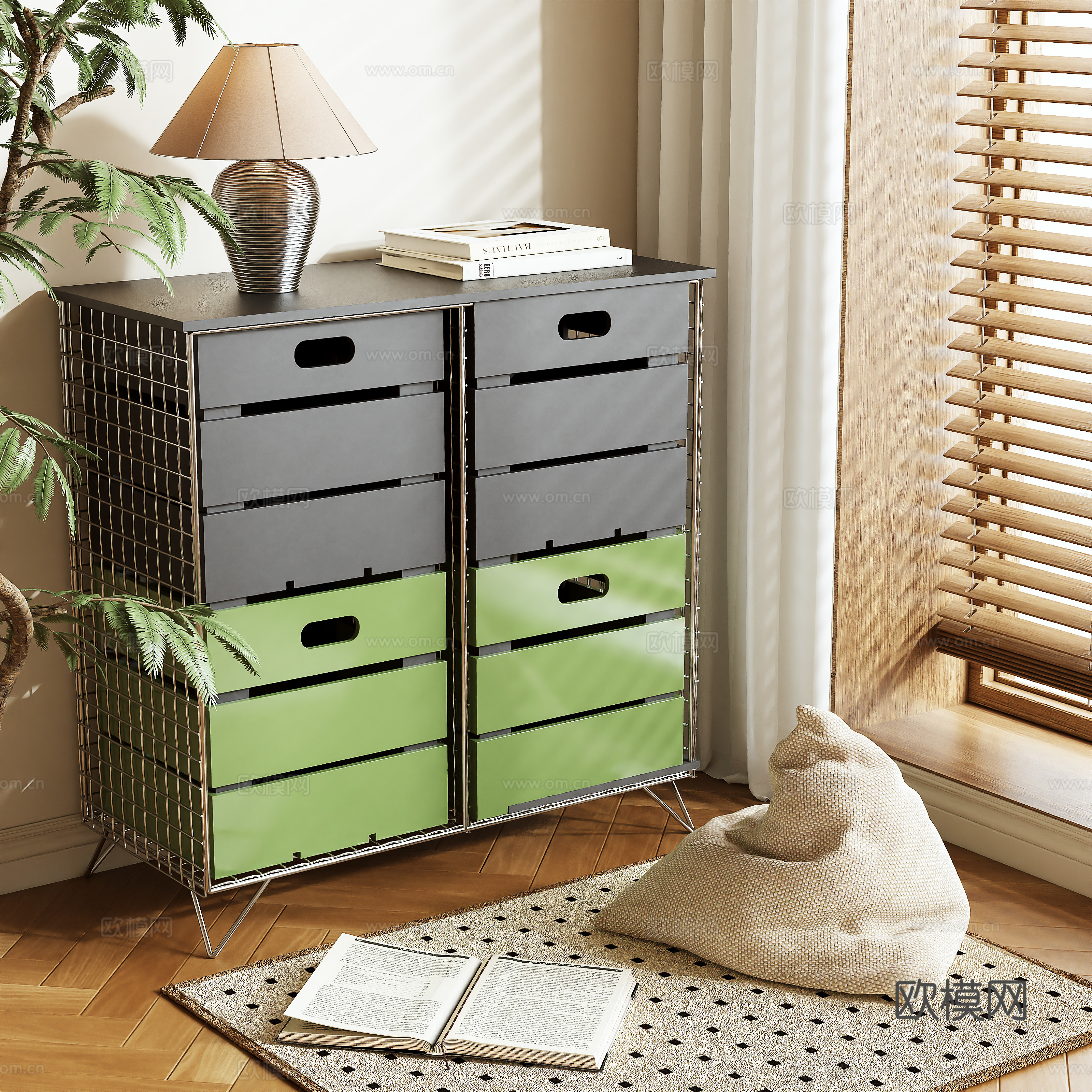 Storage cabinet 3d model