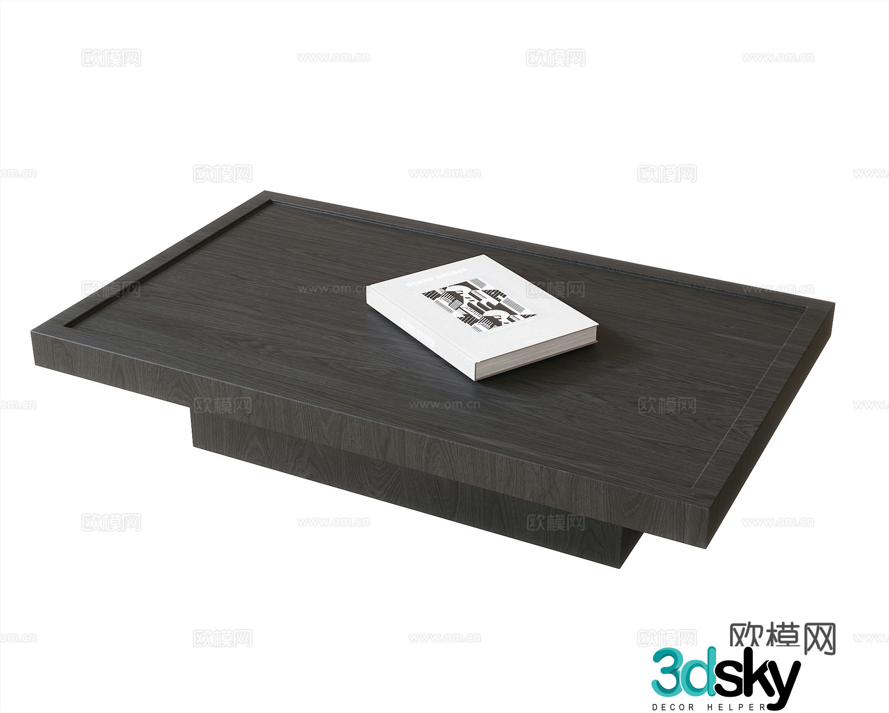 Modern coffee table 3d model