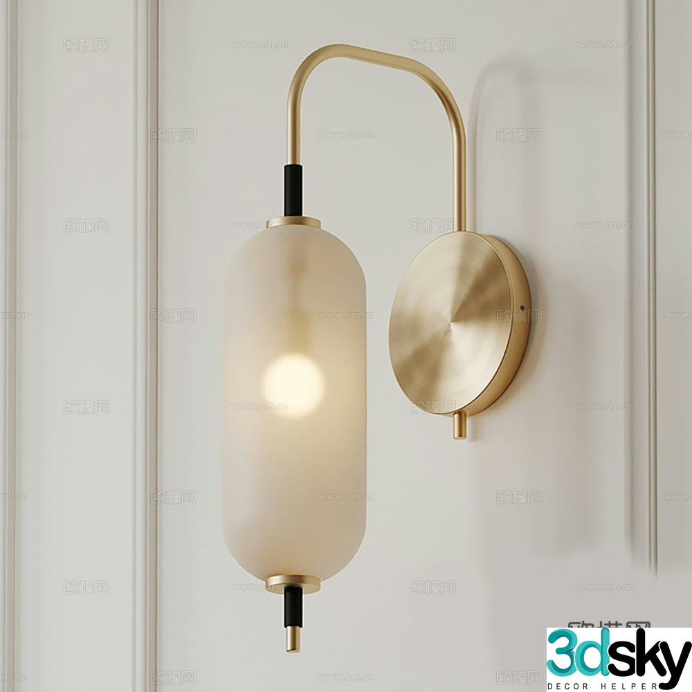 Lamps wall lamps decorative lamps 3d model