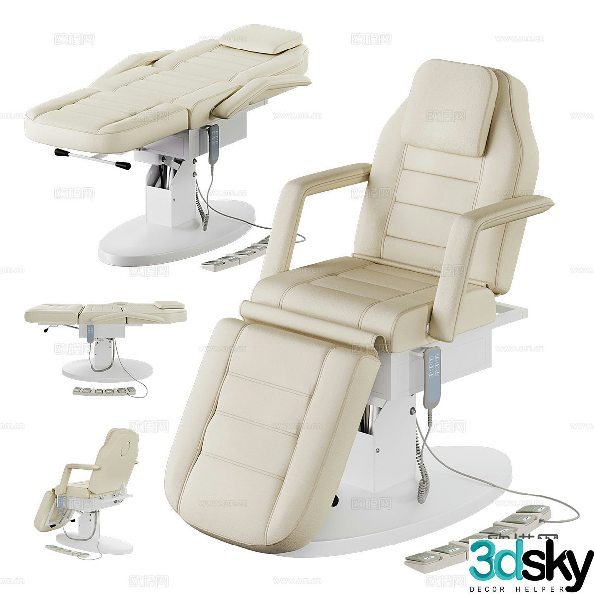 Massage chair 3d model