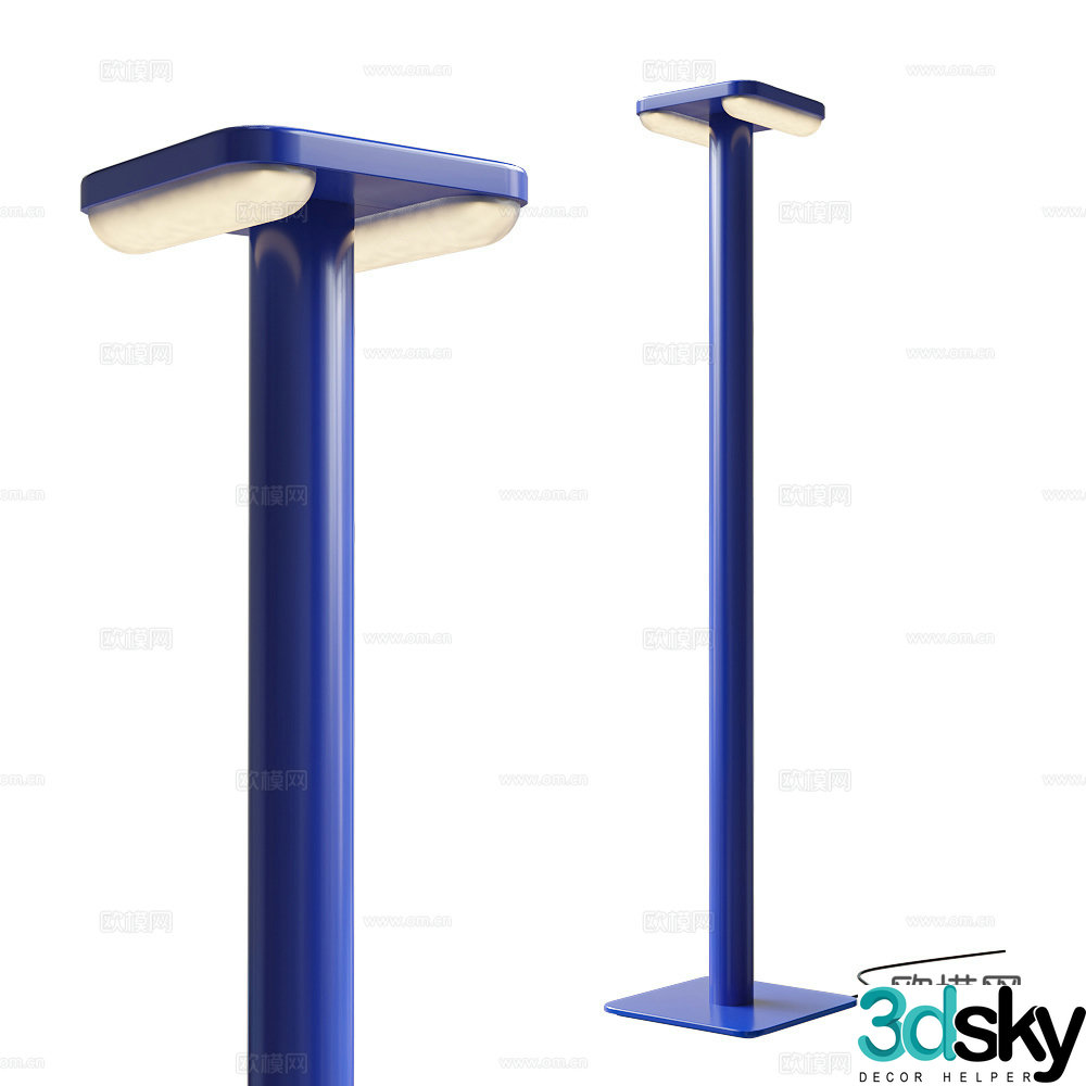 Modern Italian light luxury floor lamp 3D model