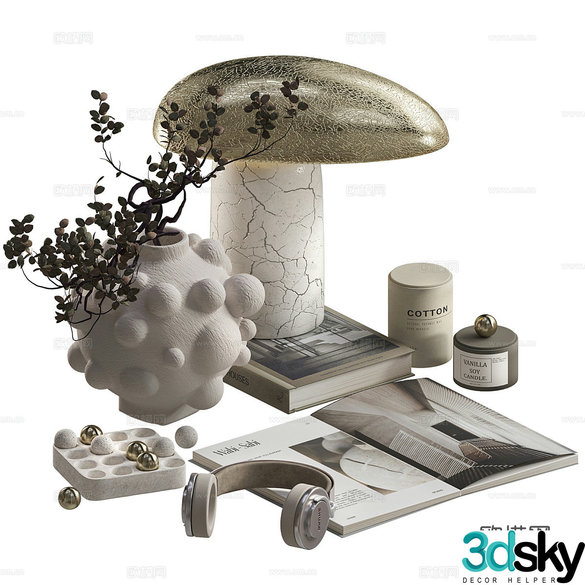 3D model of daily necessities