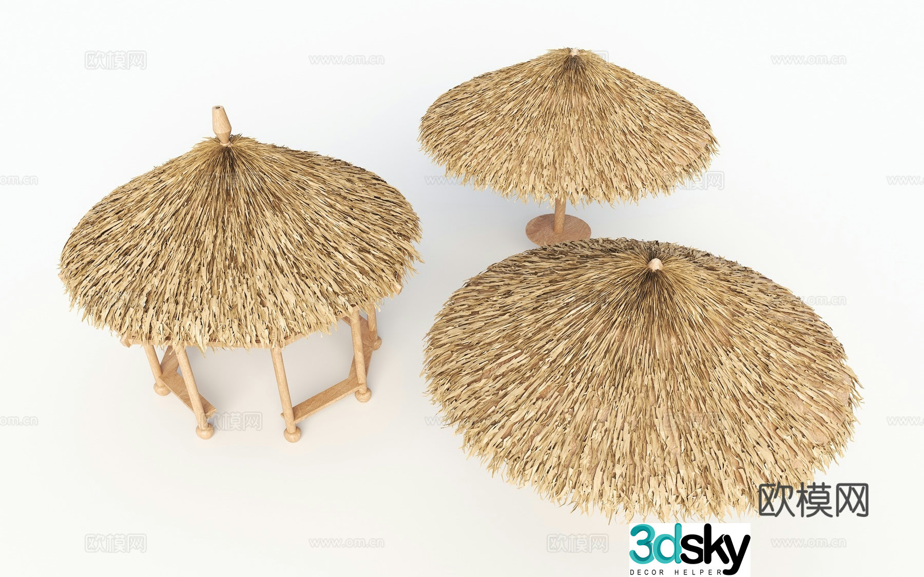 New Chinese style pavilion Chinese style pavilion pavilion rest pavilion four corner pavilion Chinese style wooden pavilion four corner 3D model