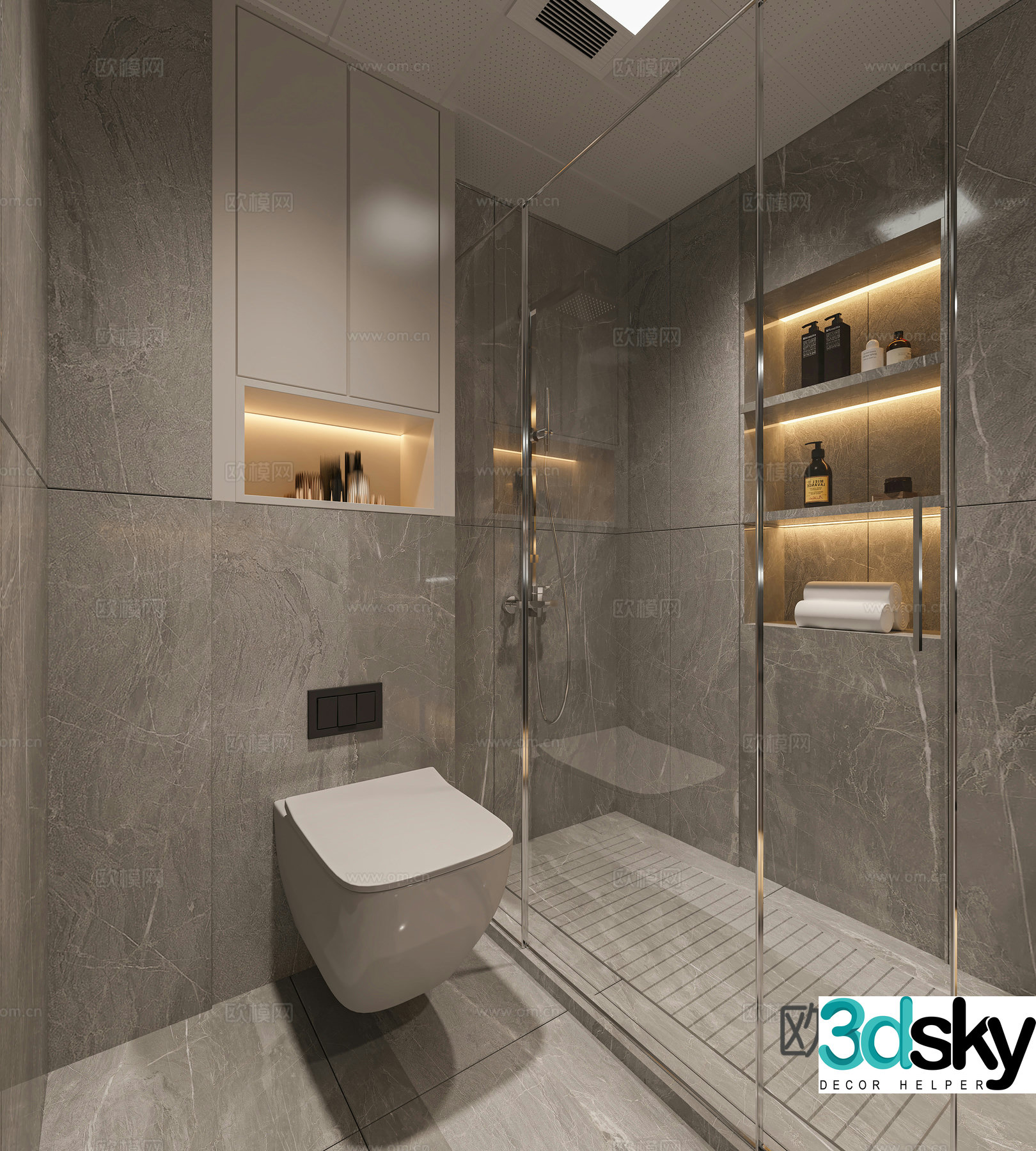 Modern bathroom 3d model