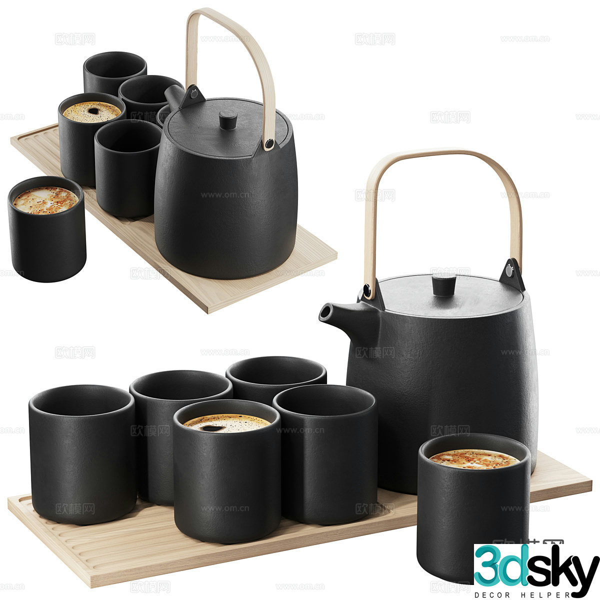 Tableware combination 3D model