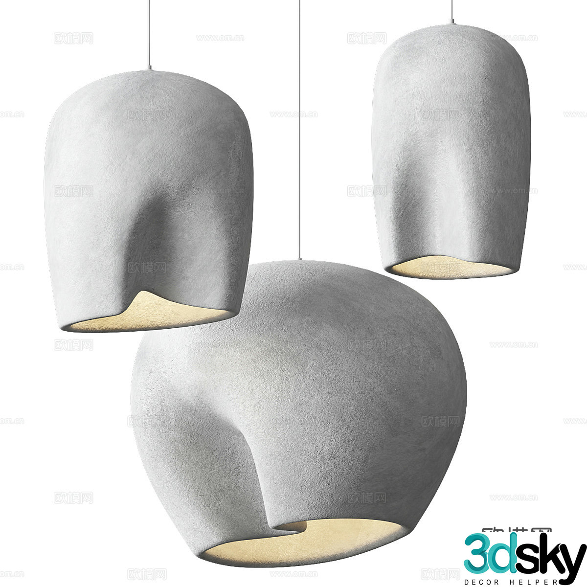 Wasabi Decorative Chandelier 3D Model