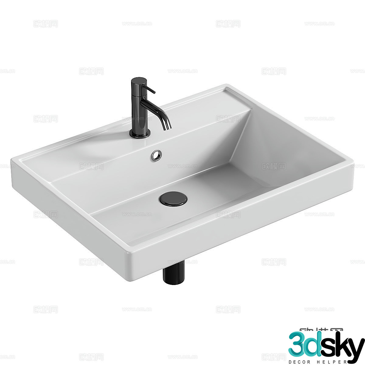 3D model of bathroom