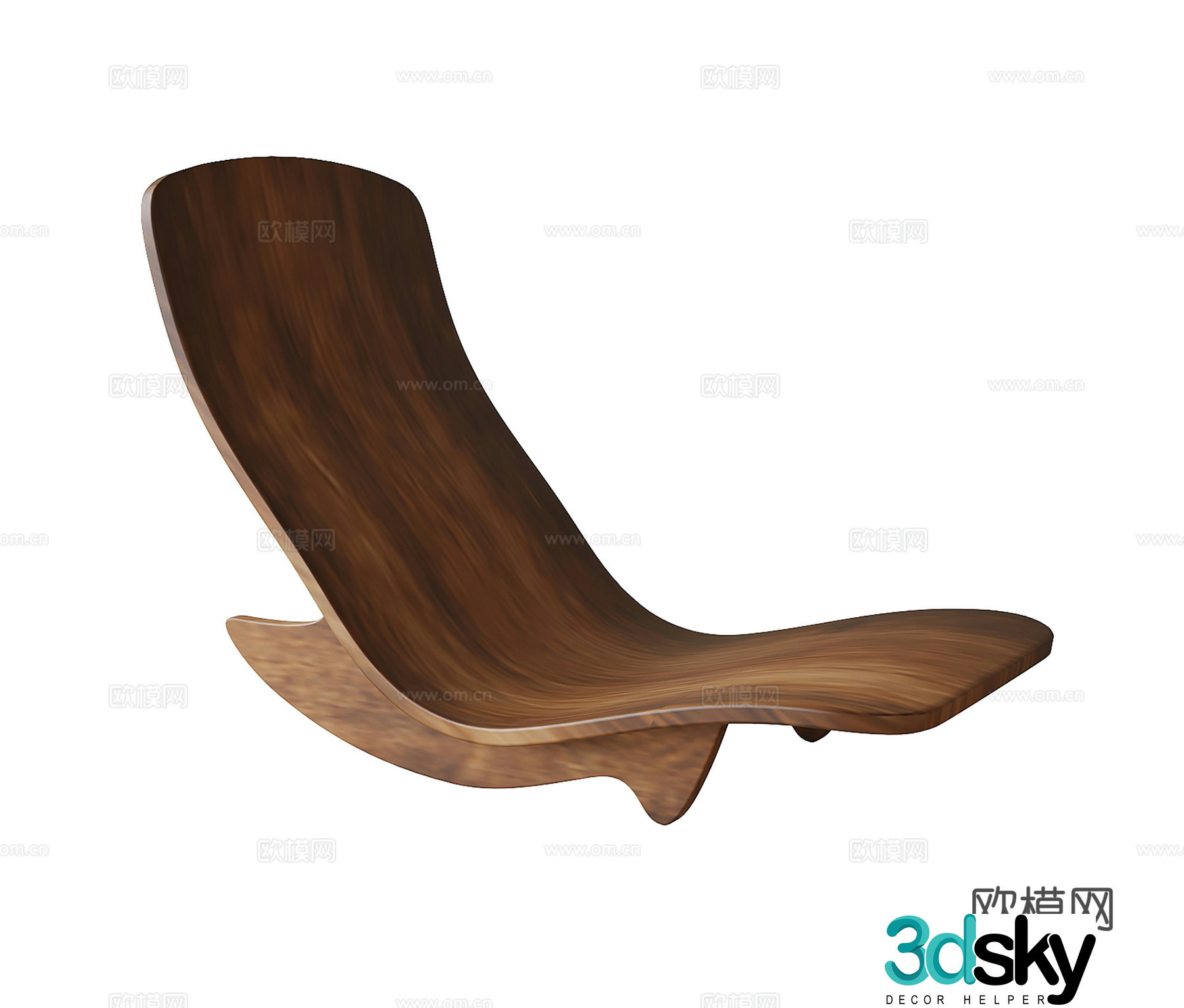 Modern lounge chair leisure chair 3d model