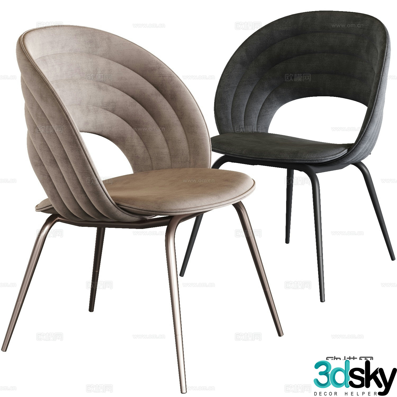 Modern Visionnaire Kylo Chair 3d Model
