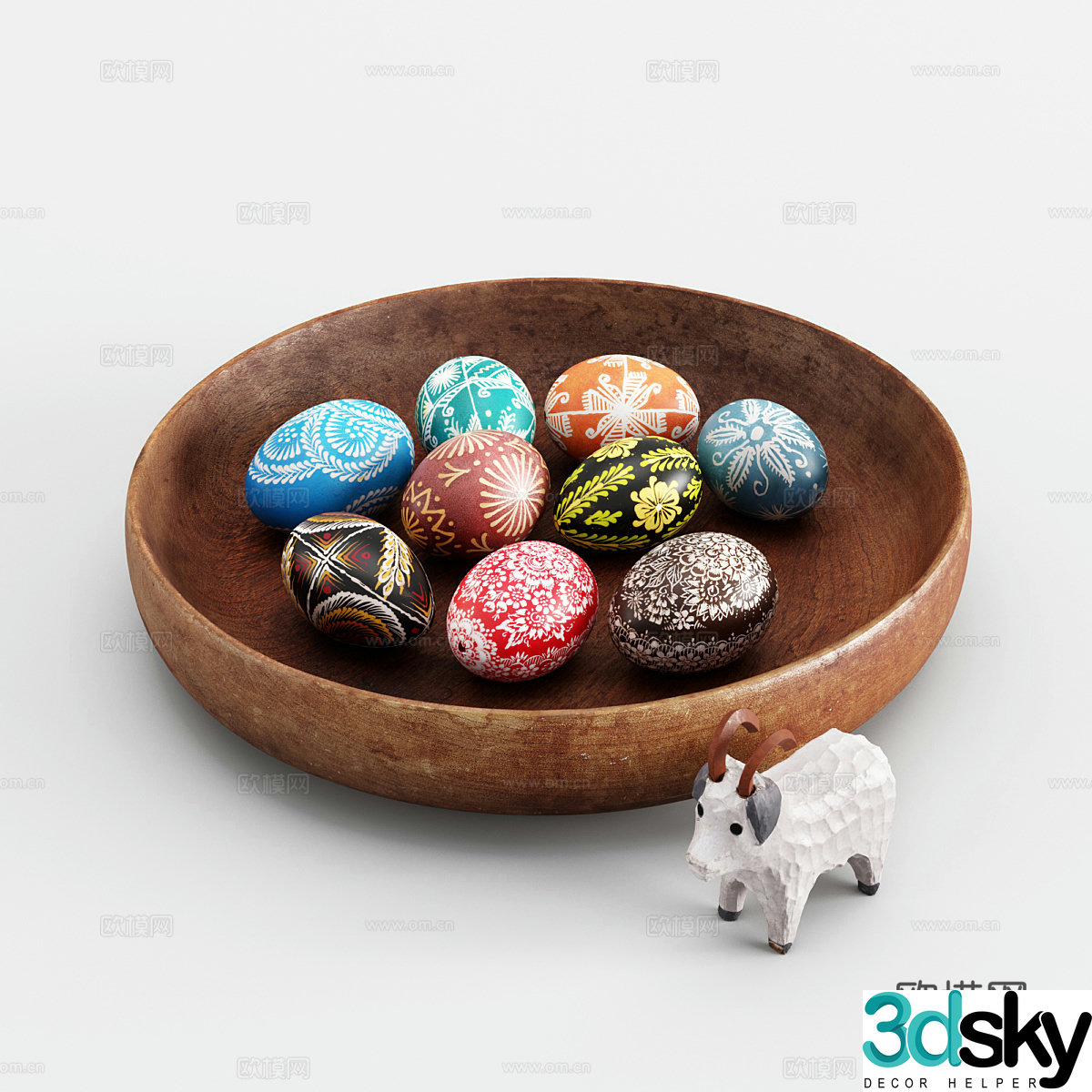 Easter egg 3d model