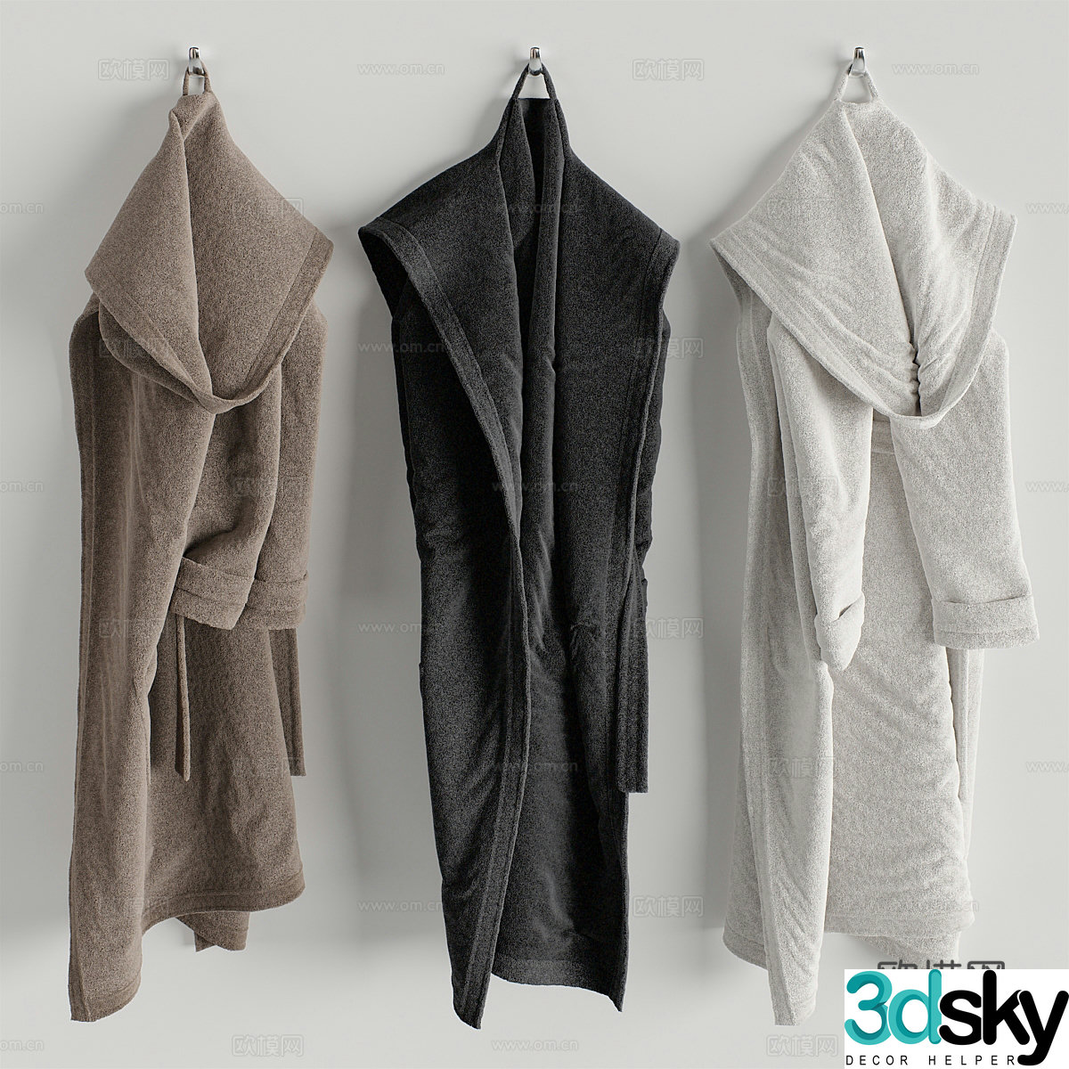 Bathrobe 3d model