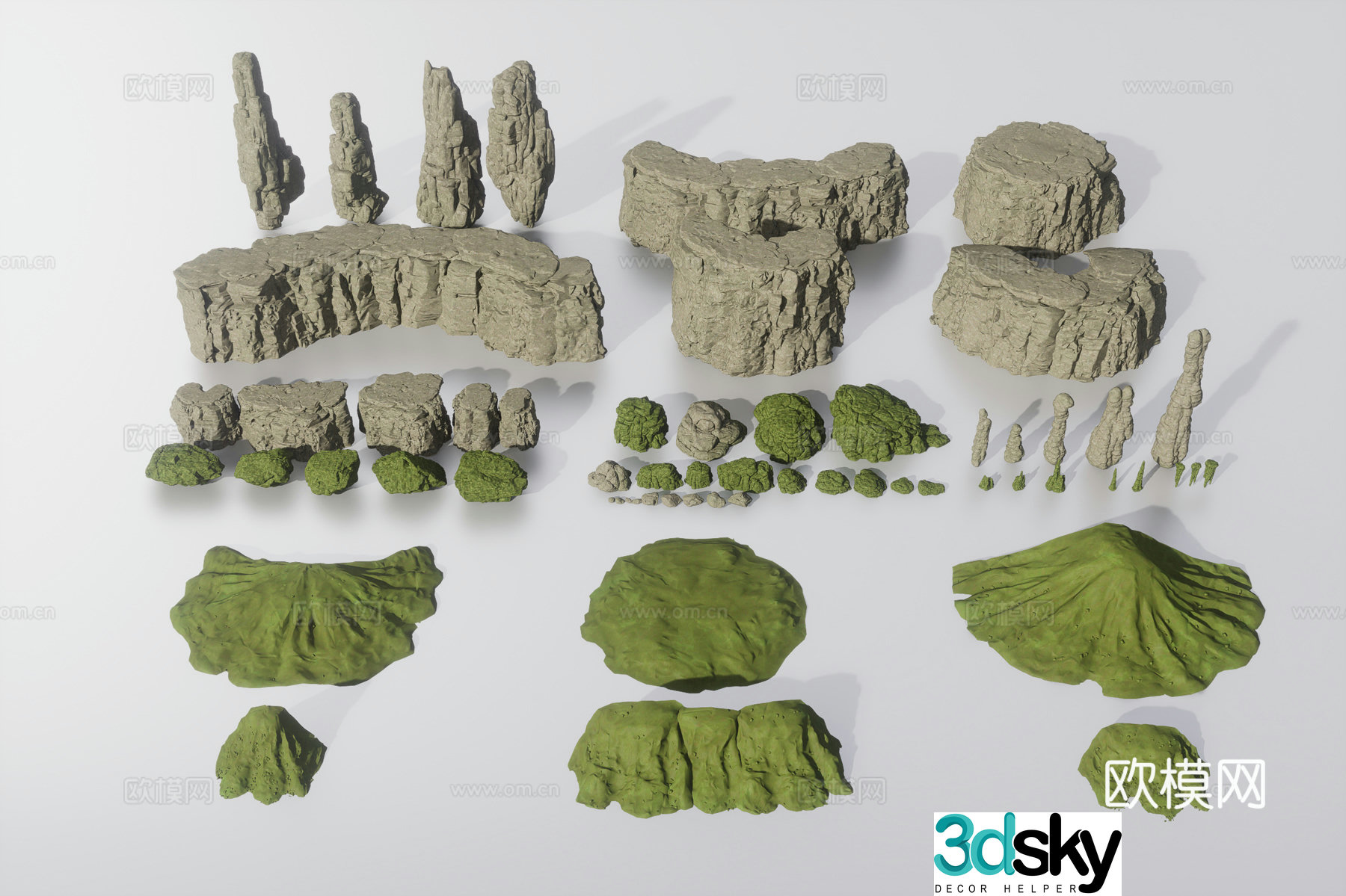 Rock stone 3d model