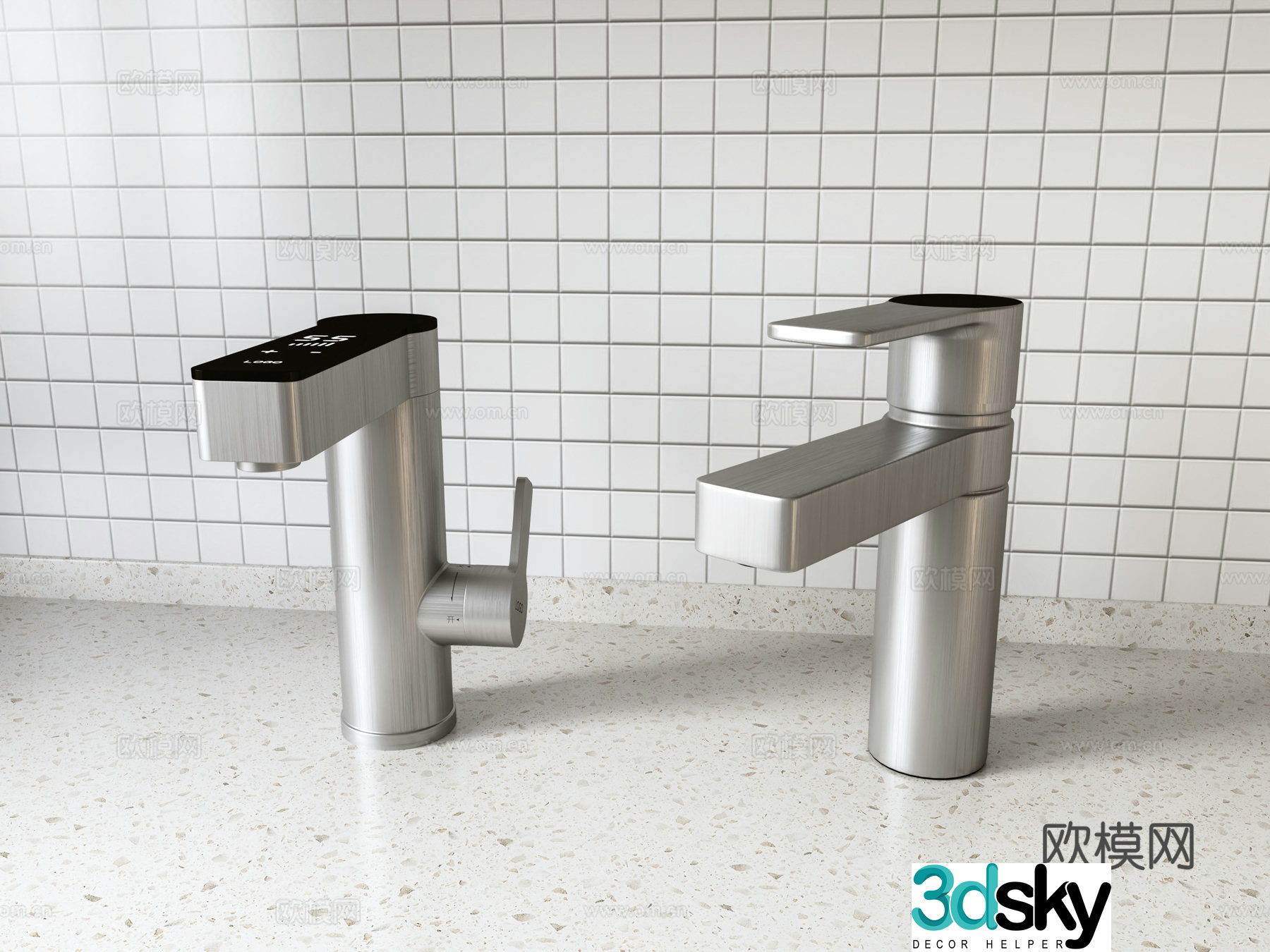 Faucet Faucet Wall-out faucet Kitchen faucet Bathroom faucet Hardware 3D model