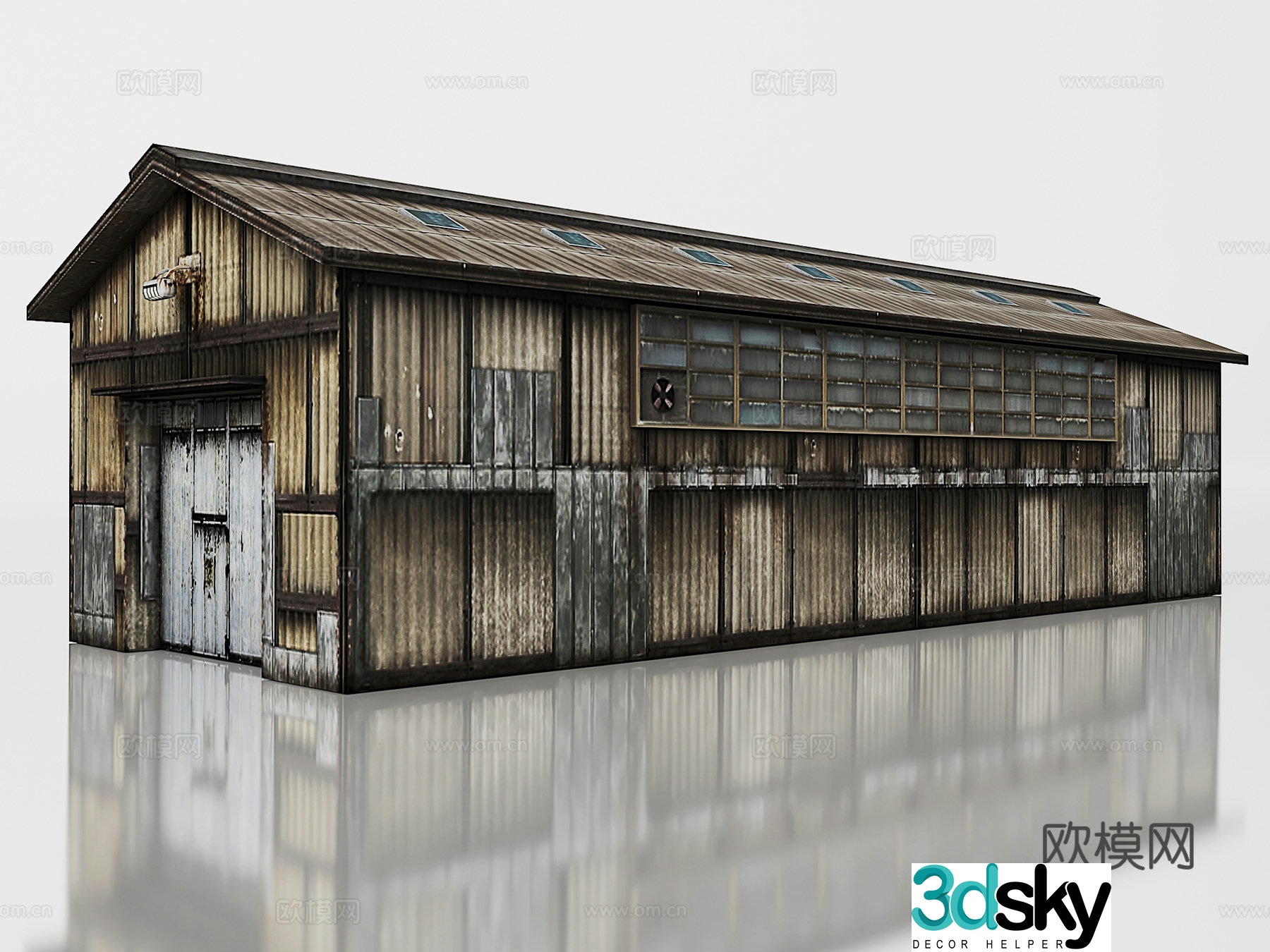 Building exterior 3d model