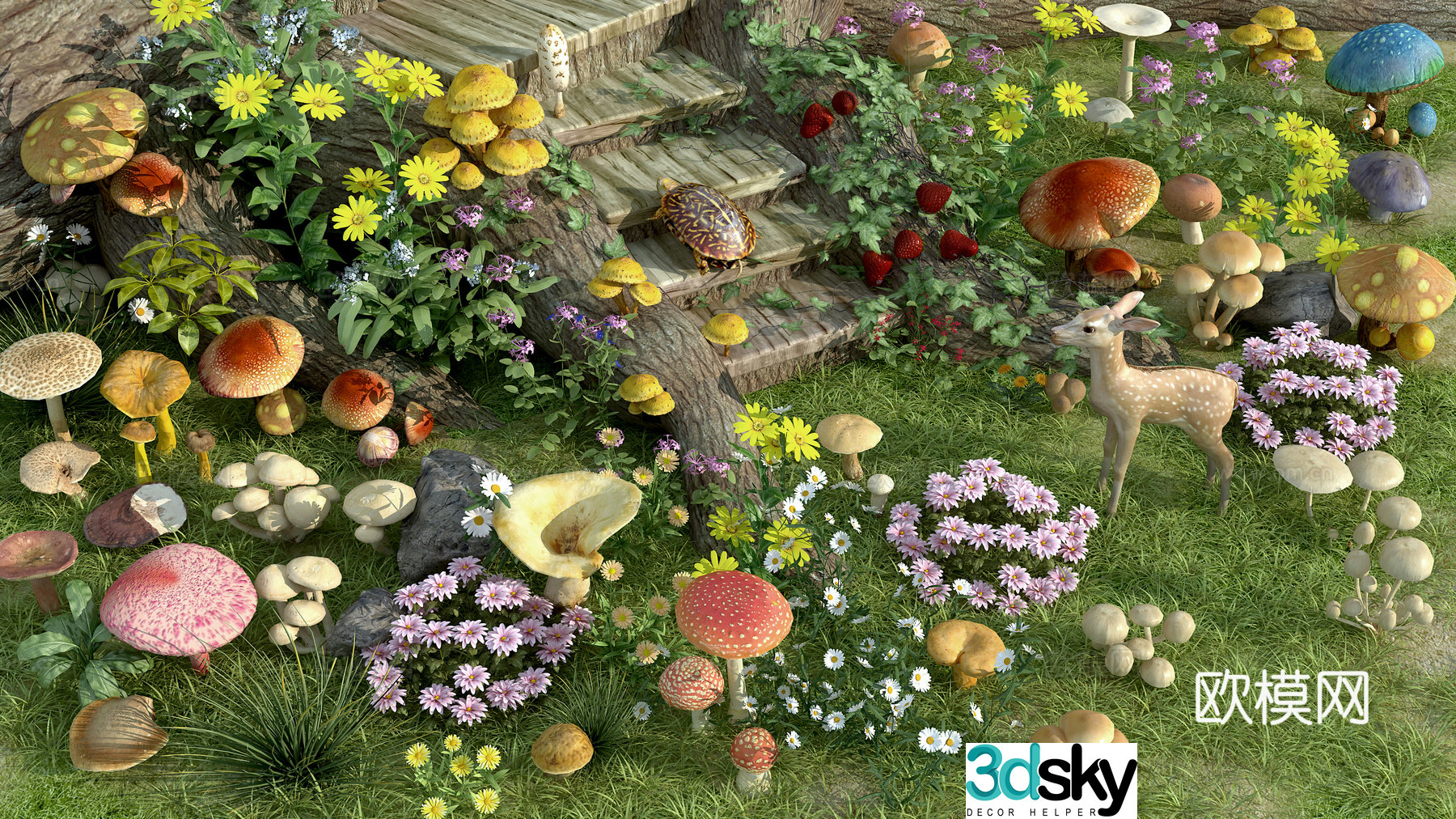 Mushroom 3d model