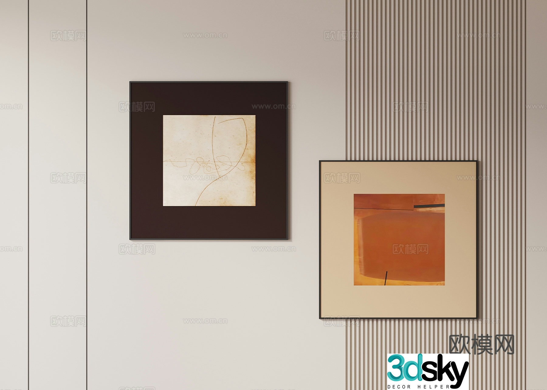 3D model of medieval style hanging painting