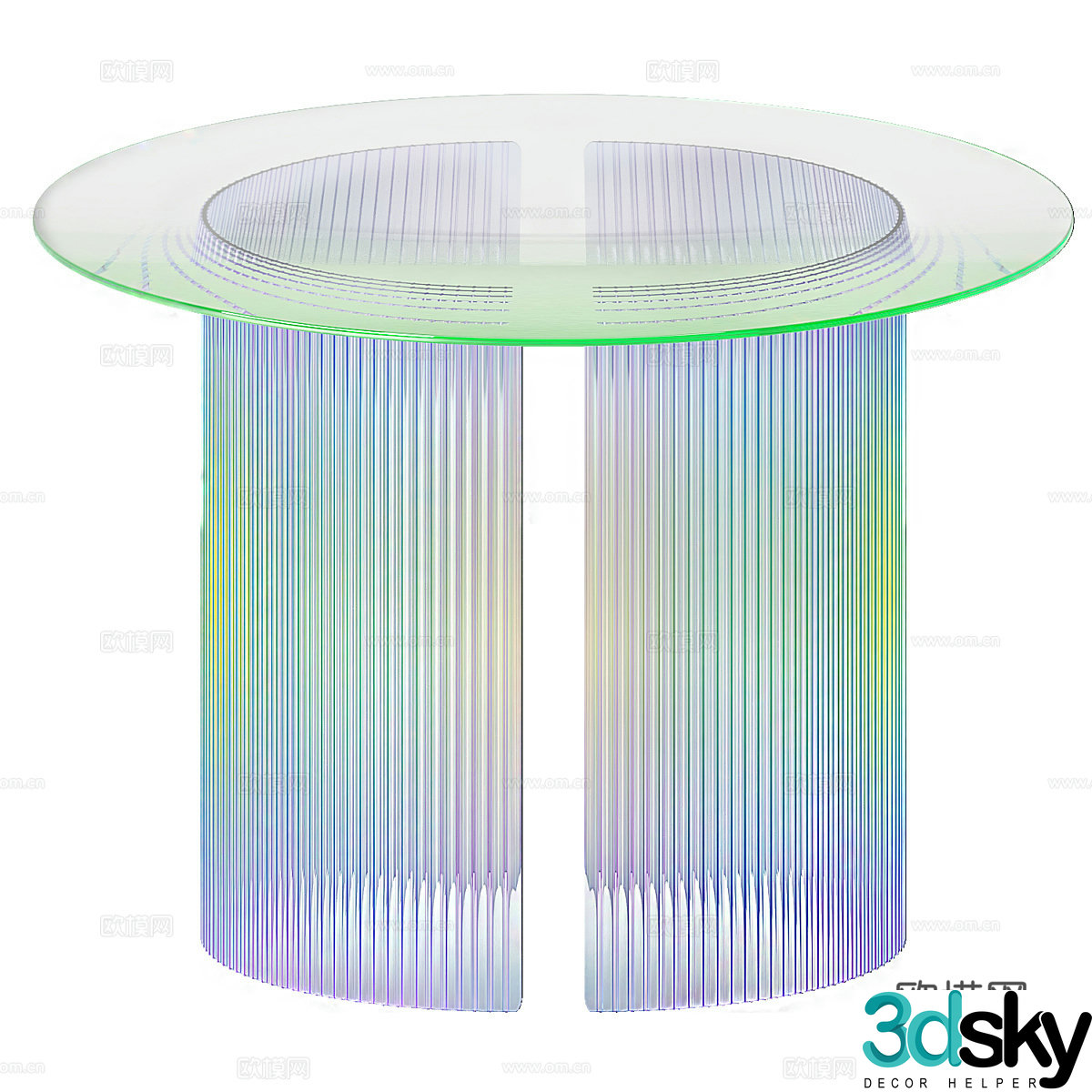Round table 3d model