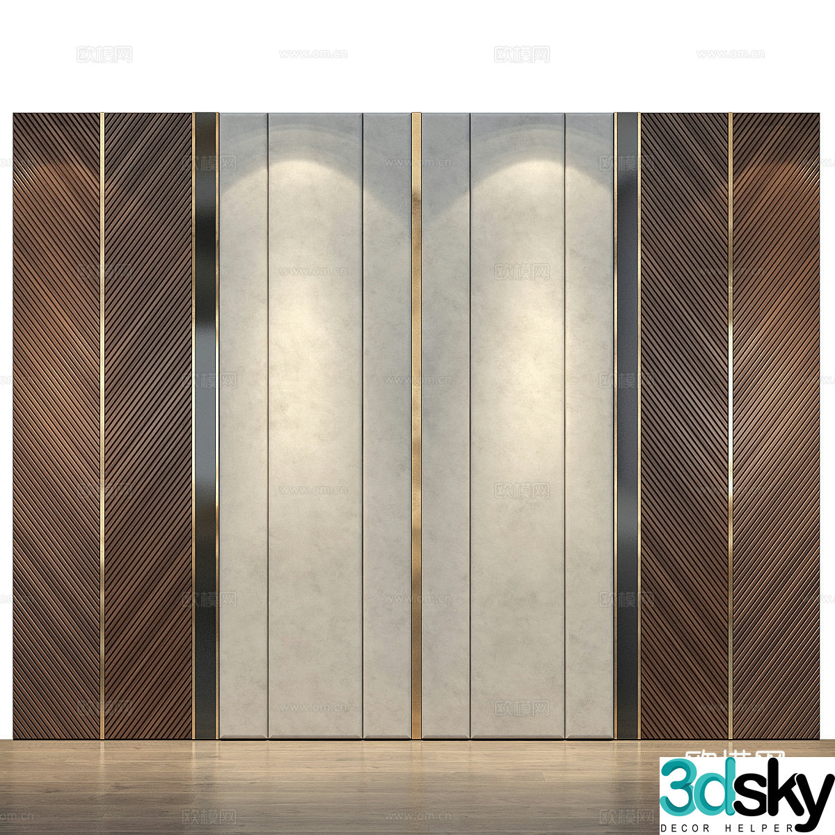 Background wall 3d model