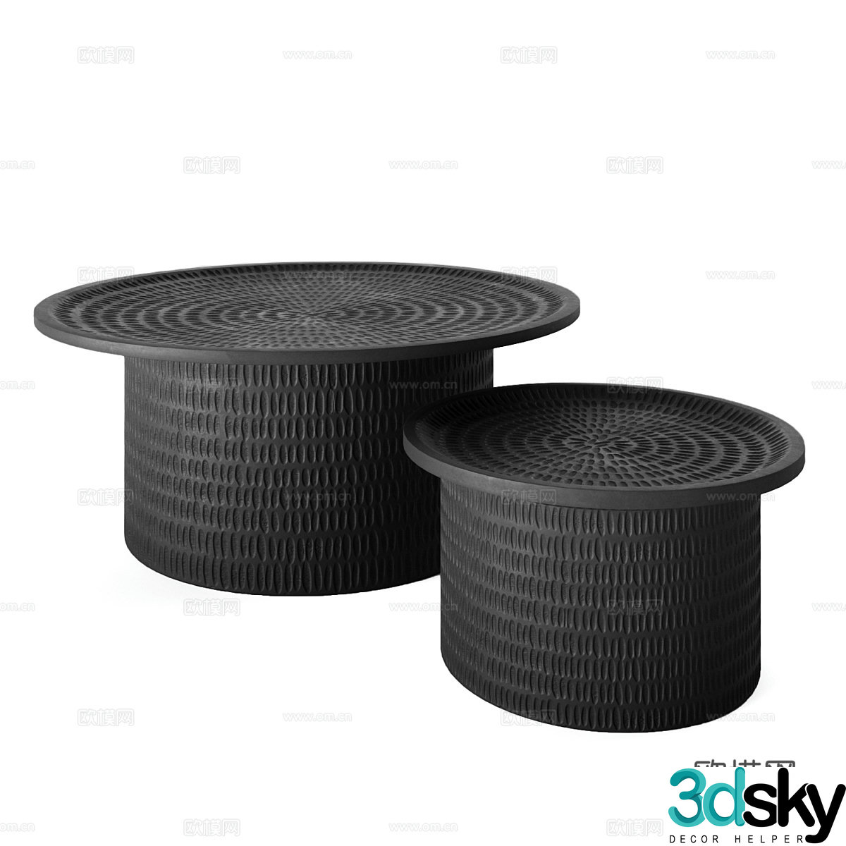 New Chinese Wasabi Oreus Small Tea Table 3D Model