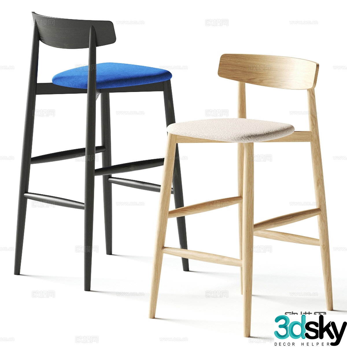 Bar chair 3d model