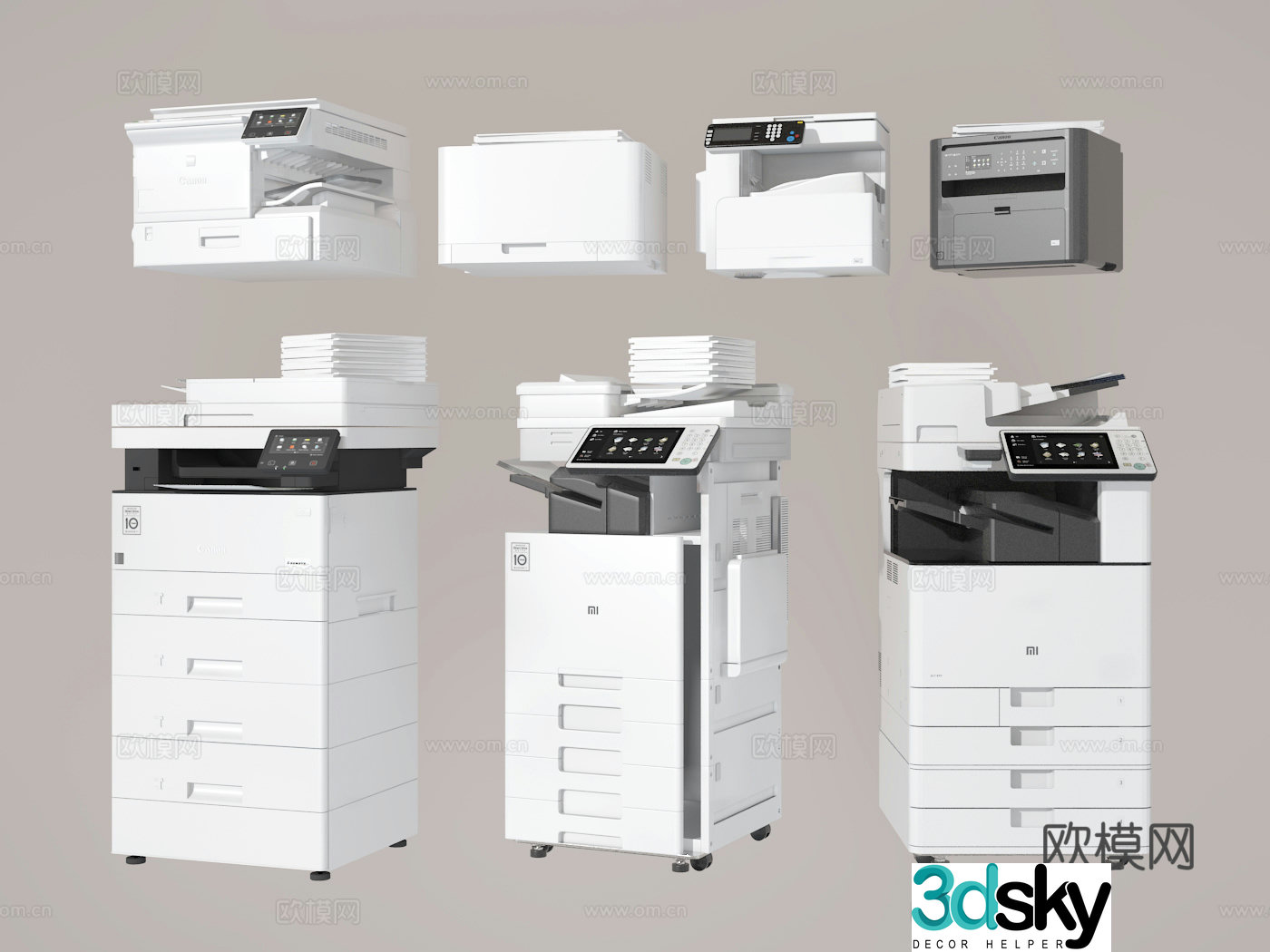 Copier 3D model