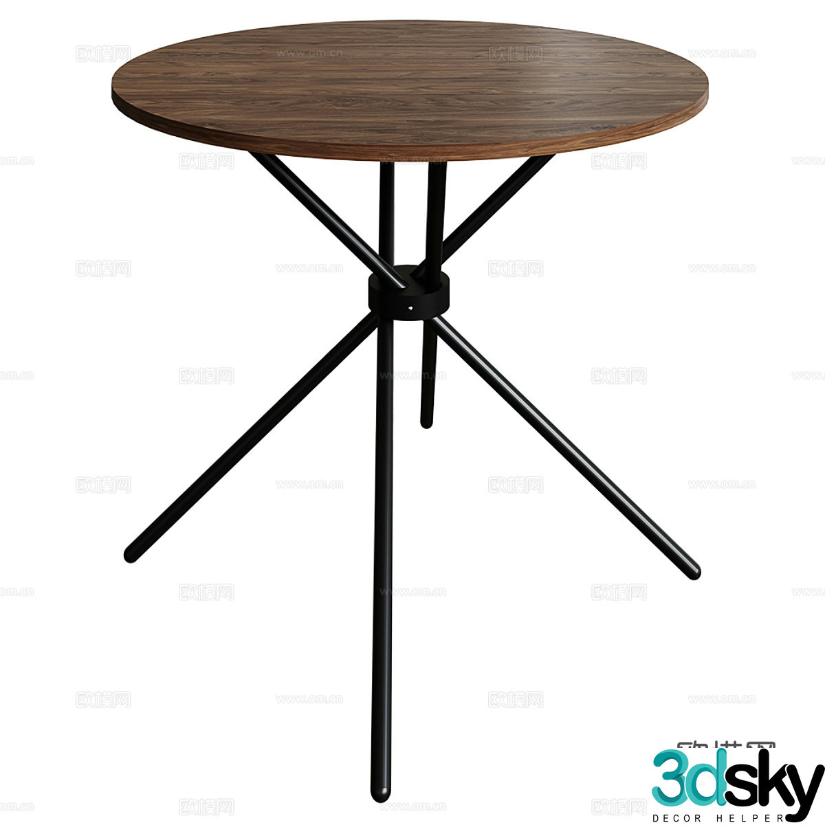 Casual table 3d model