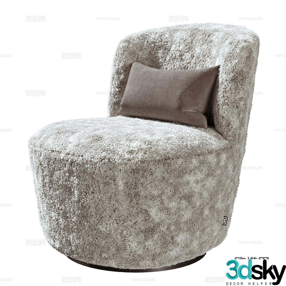 Single sofa 3d model