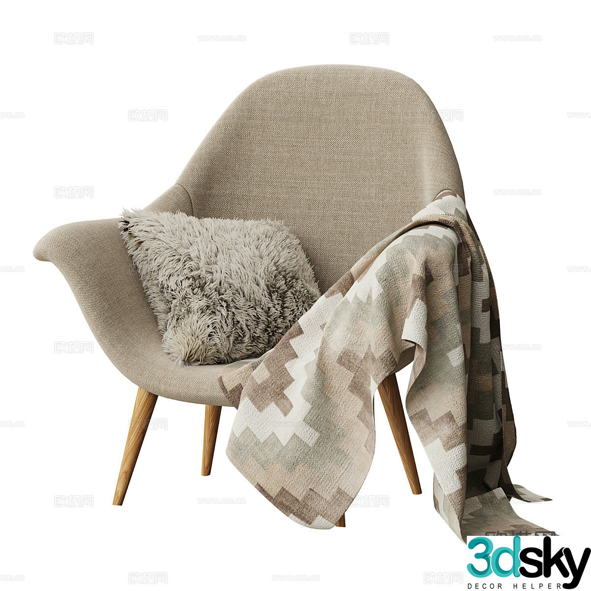 Leisure chair 3d model