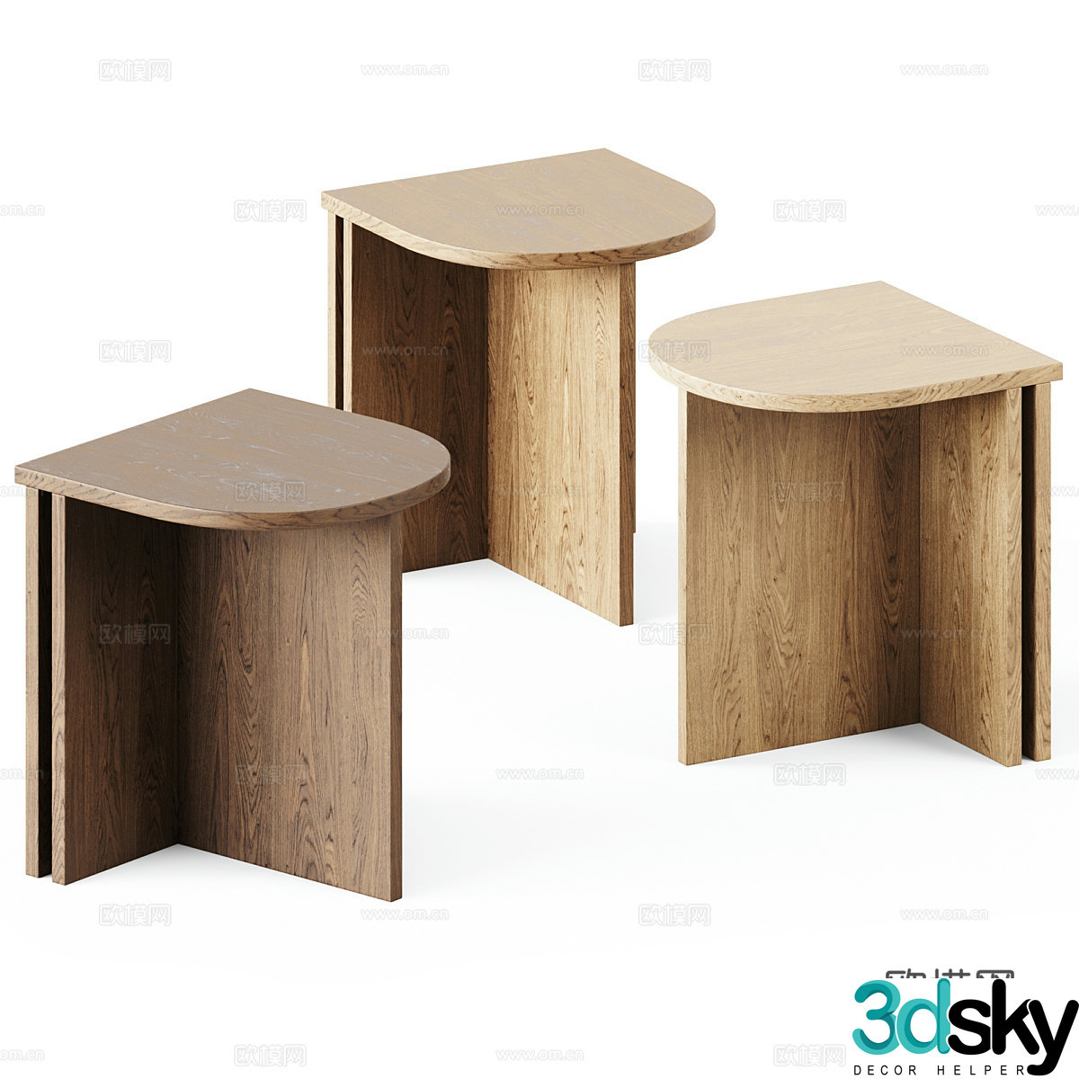 3D model of side angle angle