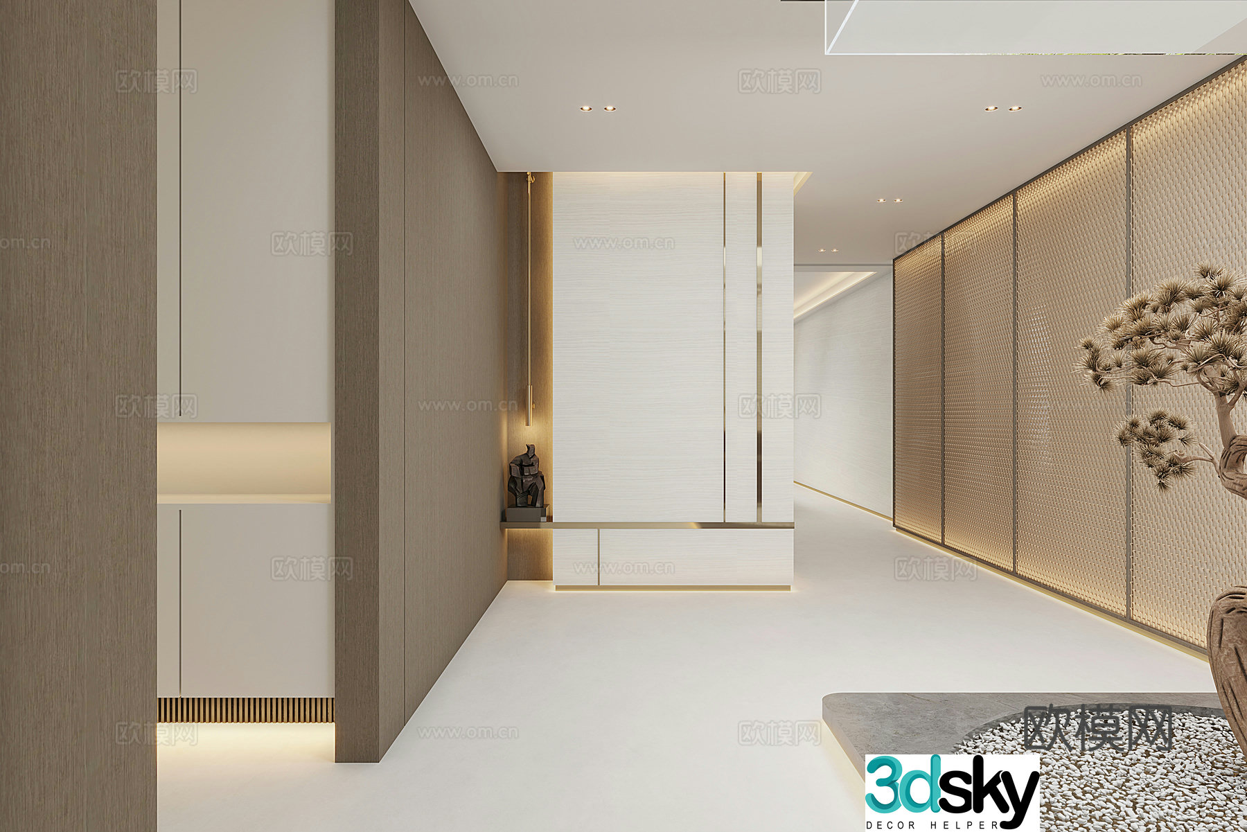 Basement foyer 3d model