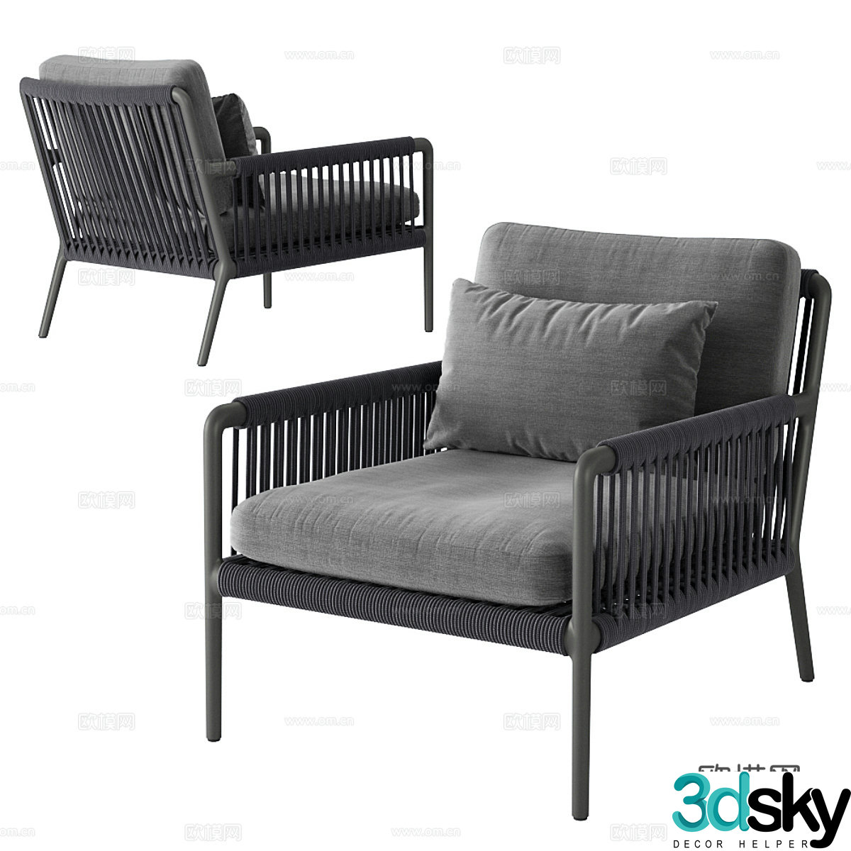 Leisure chair 3d model