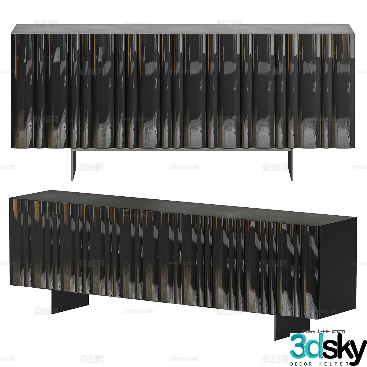 TV cabinet 3d model