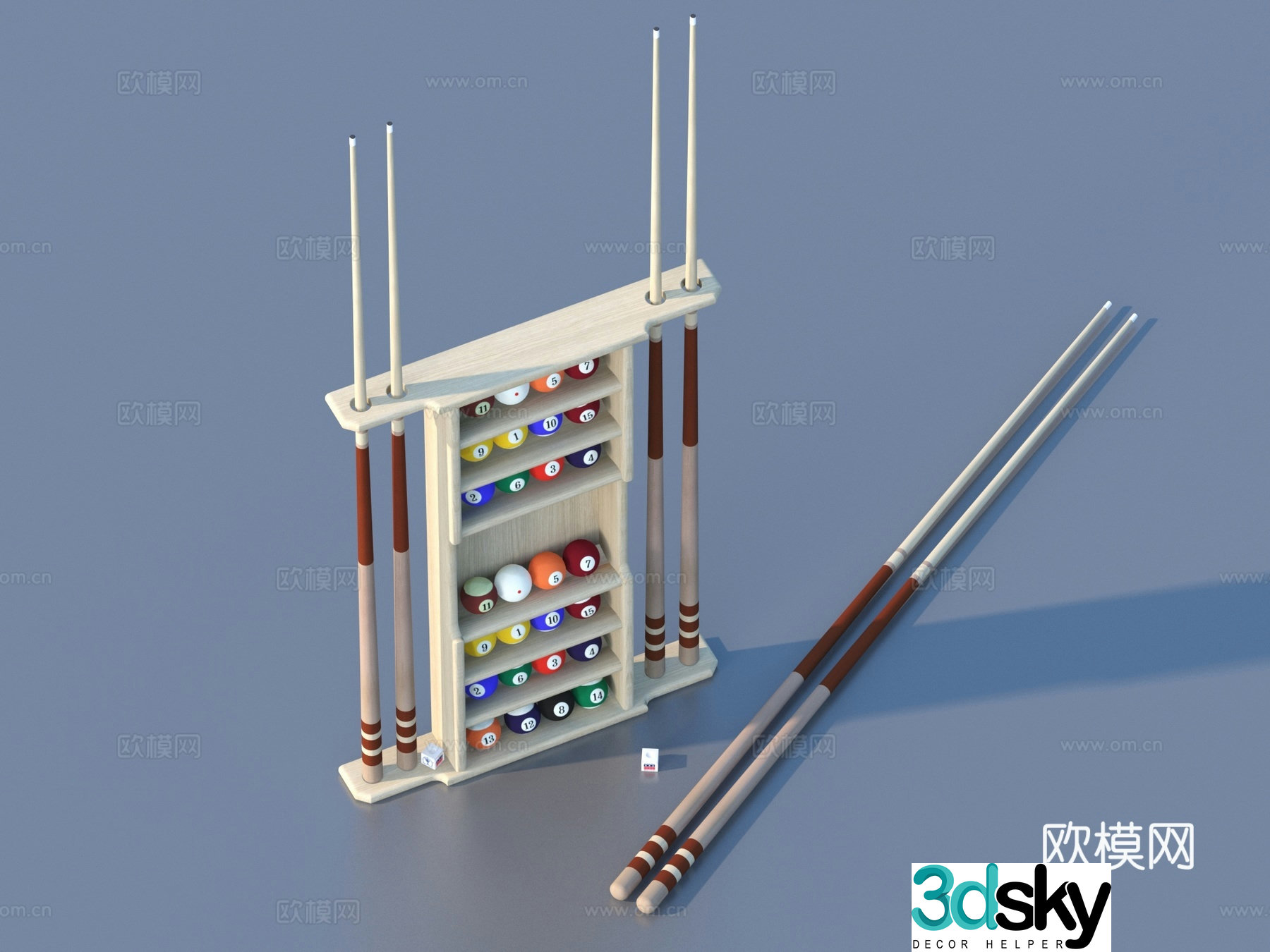 Billiards Billiards Snooker 3D Model