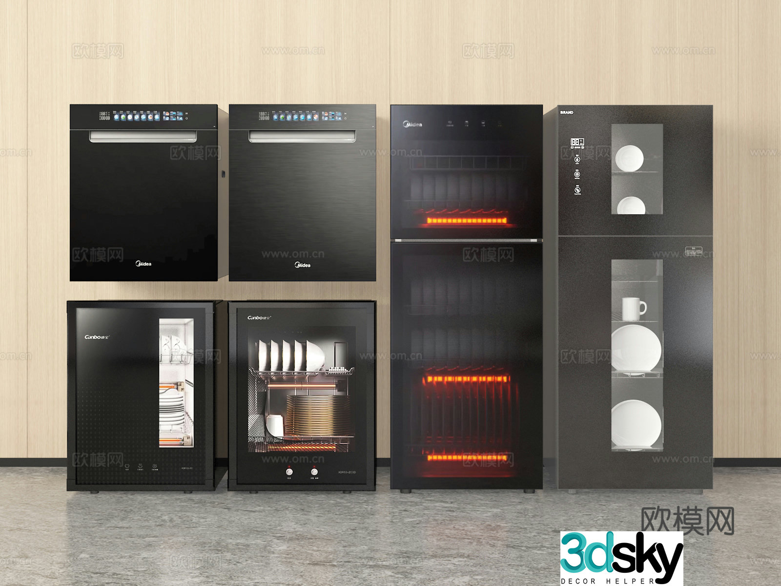 Dishwasher 3d model