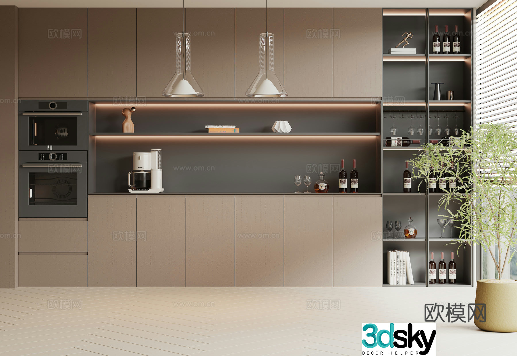Italian sideboard 3D model